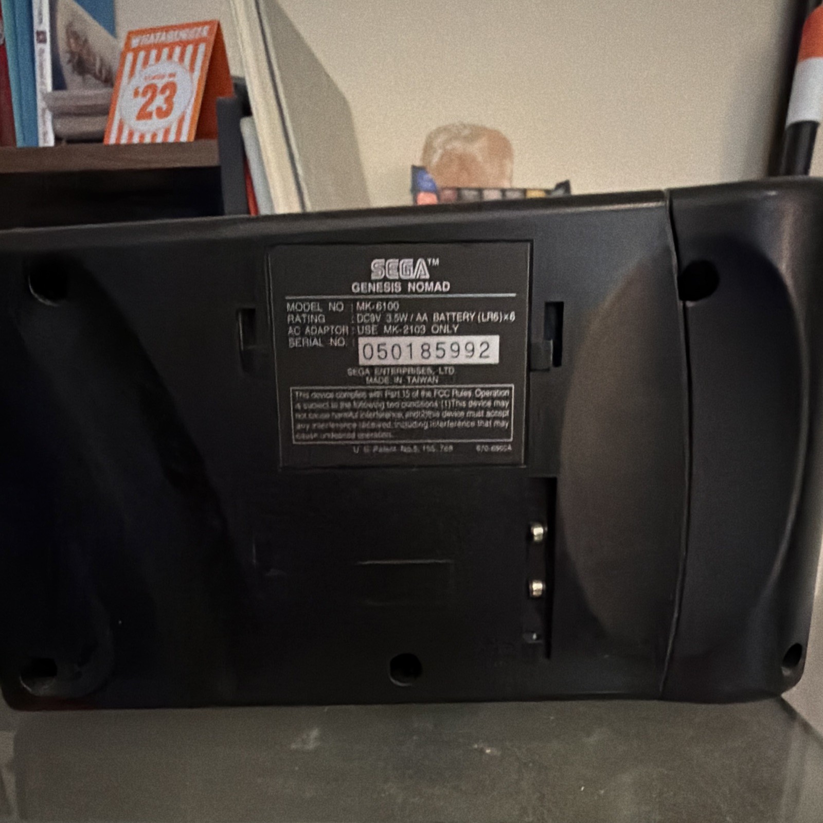 SEGA Genesis Nomad Handheld System Black MK-6100 NTSC-U/C (US/Canada)