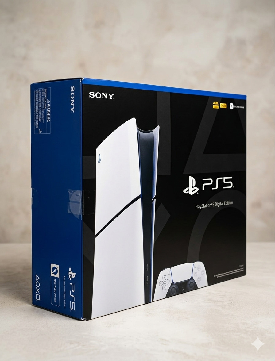 Sony PS5 Digital Edition Console – White