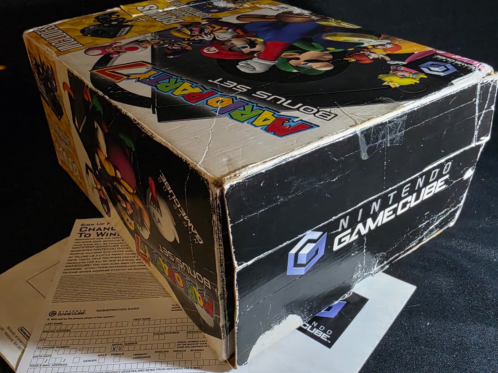 Nintendo GameCube Mario Party 7 Bonus Set In Box