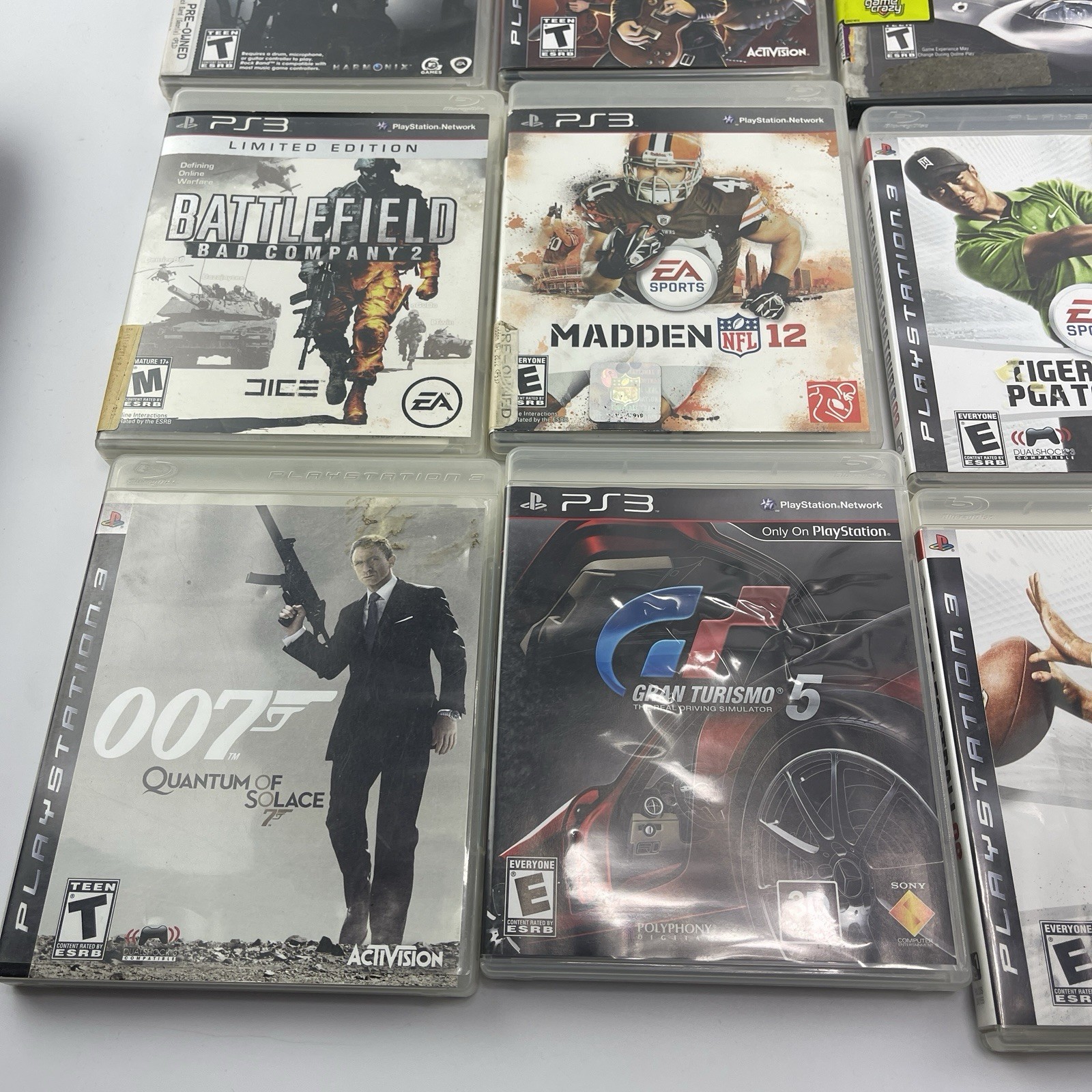 Sony PlayStation 3 Slim CECH-2501A 160GB Console Bundle 12 Games & 1 Controller