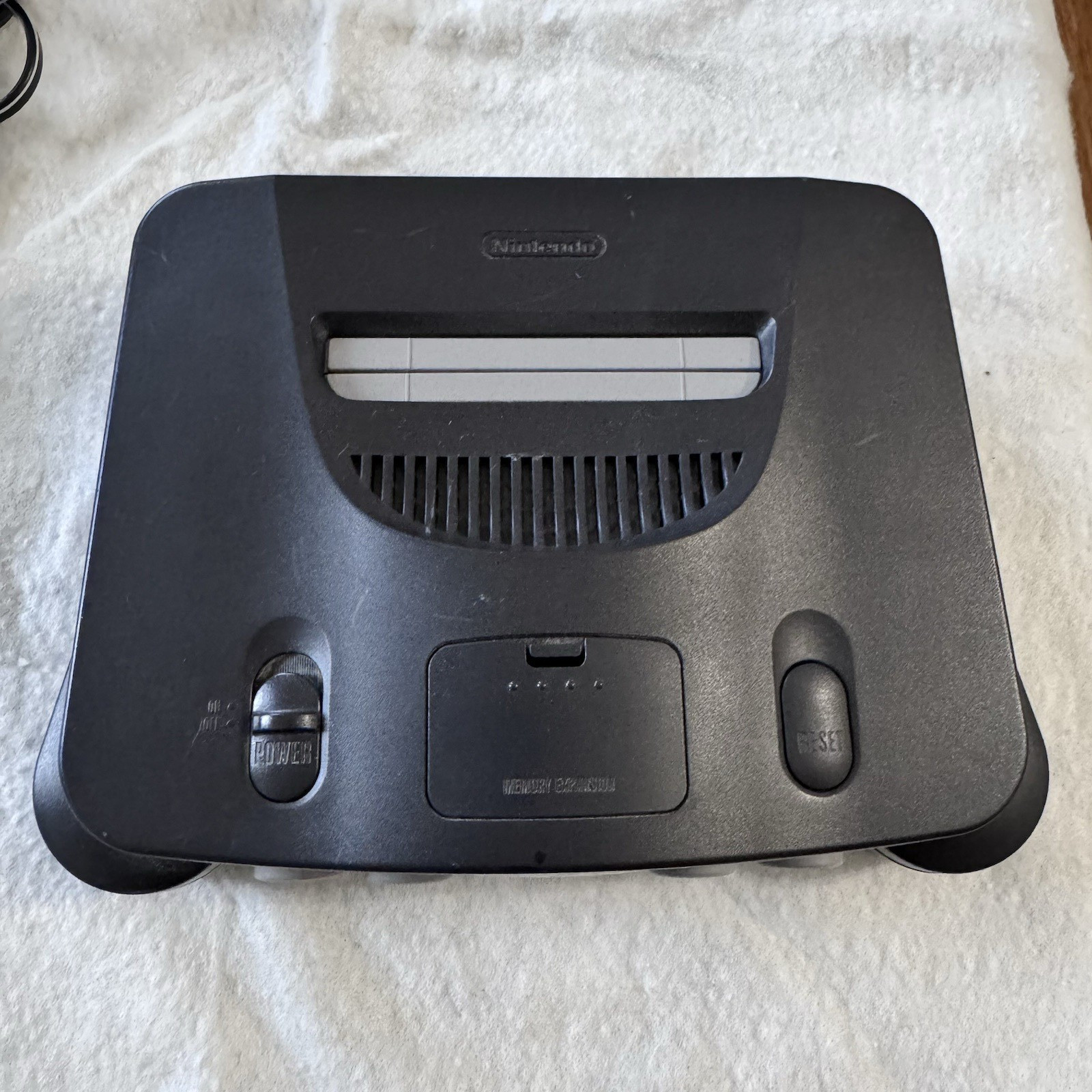 Nintendo 64 N64 Video Game Console With Cords Mad Catz Controller Works