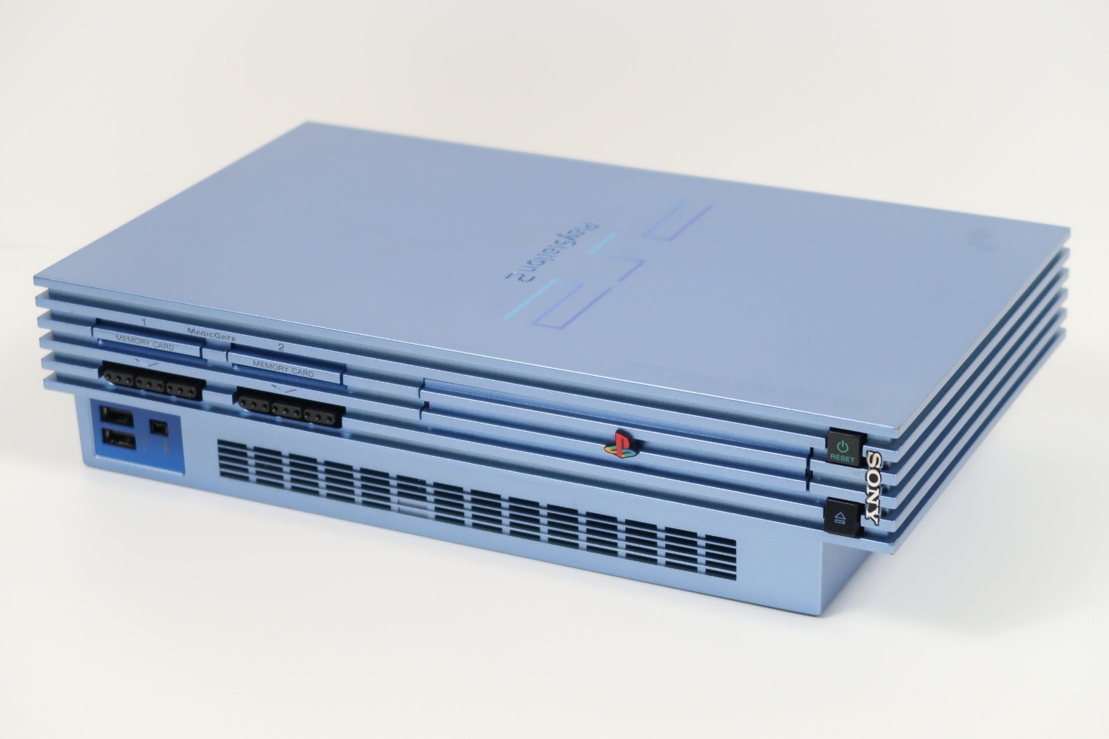 SONY Playstation 2 PS2 Console SCPH-39000 AQ AQUA Box Tested F/S Very Good