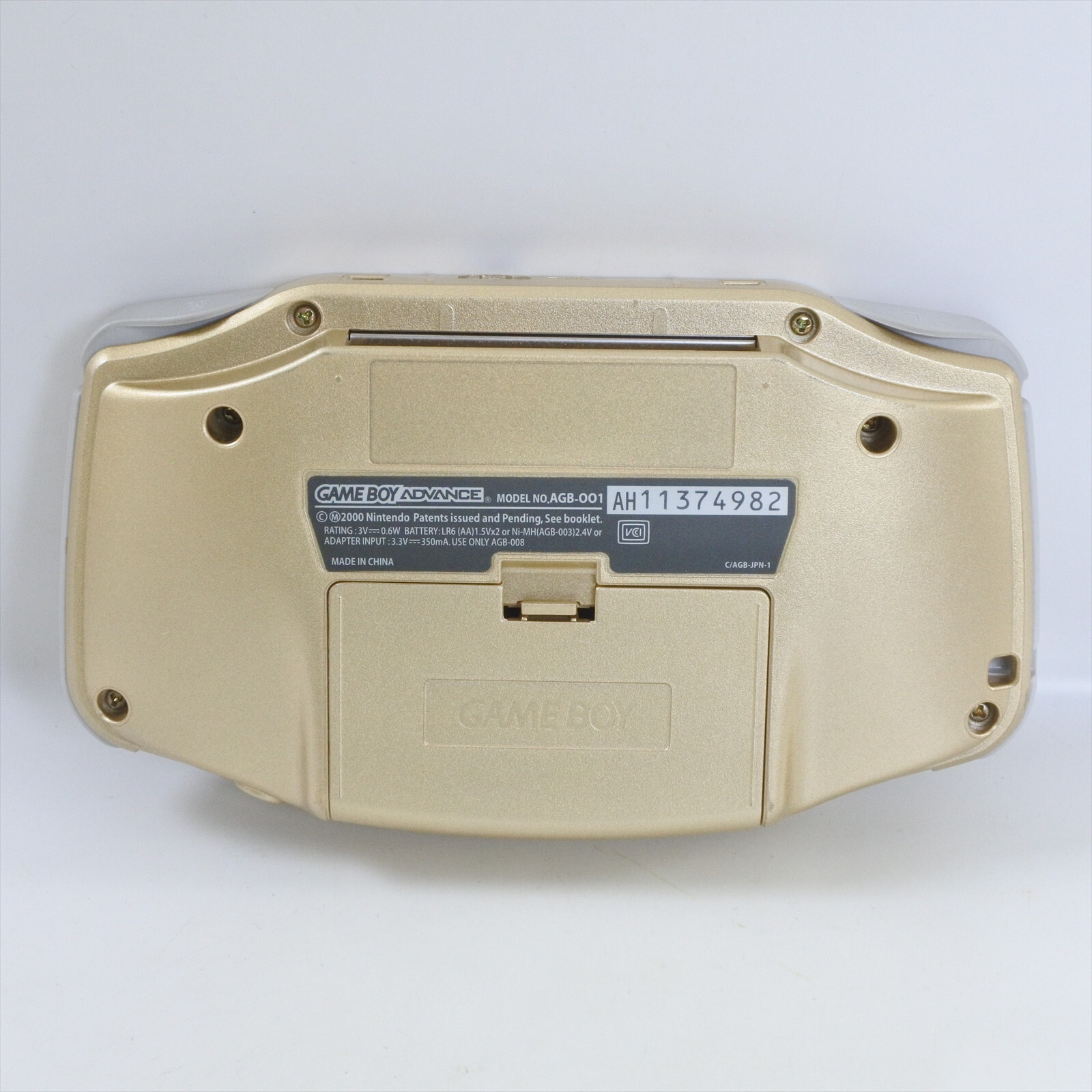 Gameboy Advance Console GOLD Boxed AGB-001 Nintendo AH11374982 CHINA gba