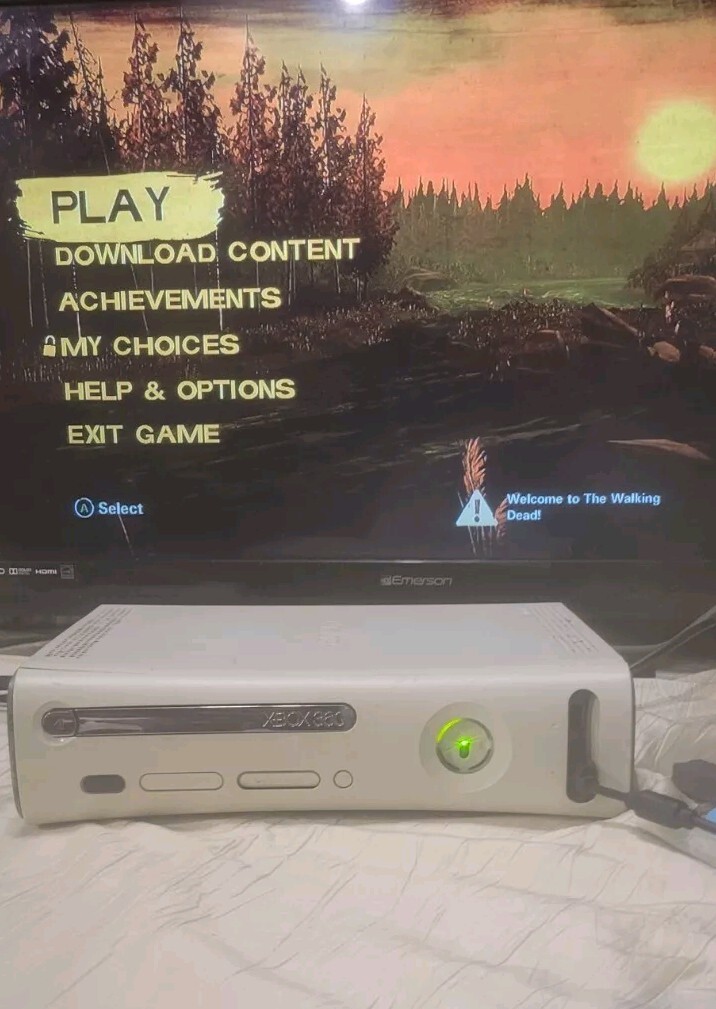 USED MICROSOFT XBOX 360 ARCADE VIDEO GAME CONSOLE ONLY 256MB *READ*