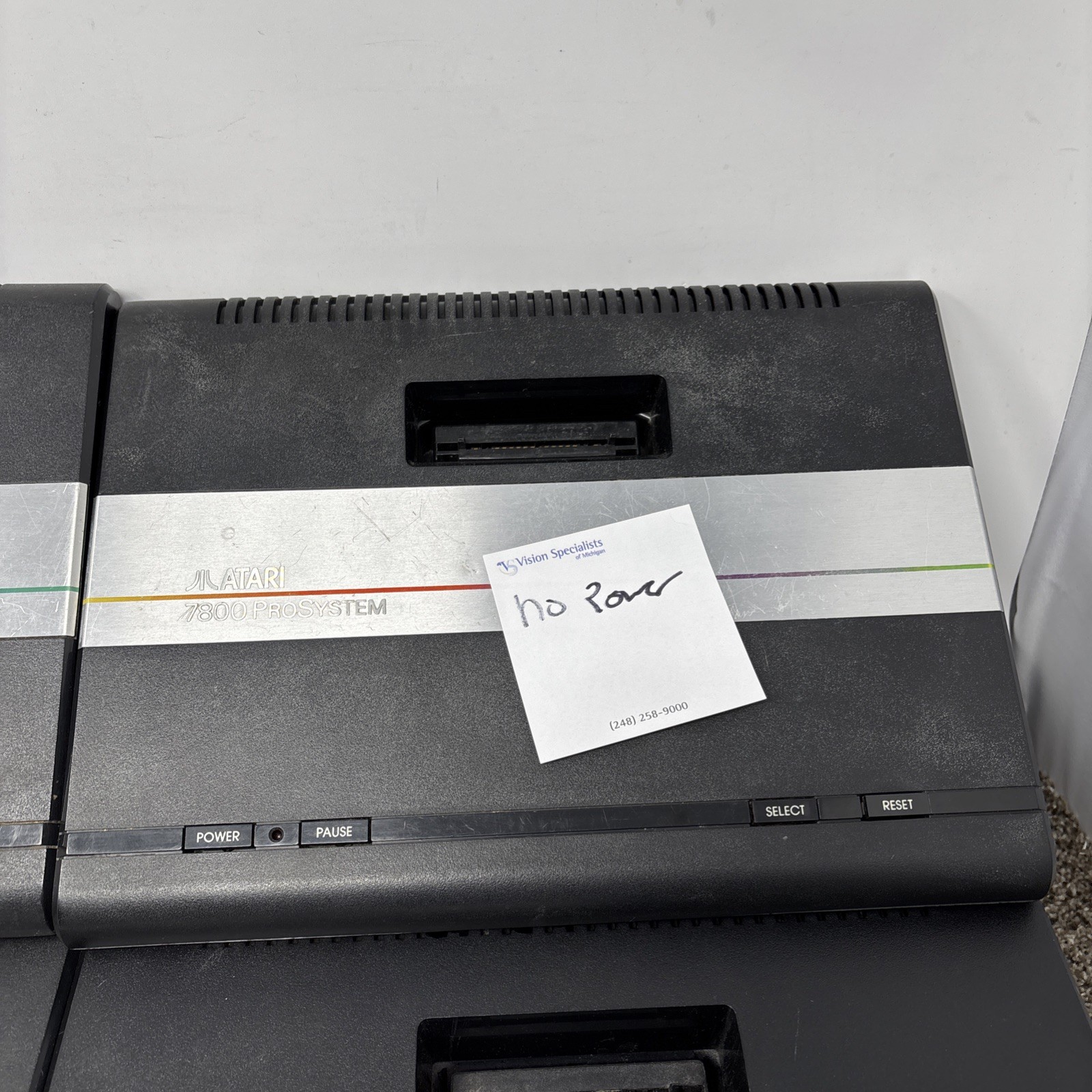 Atari 7800 Consoles Lot For Parts Or Repair Lot Of 6