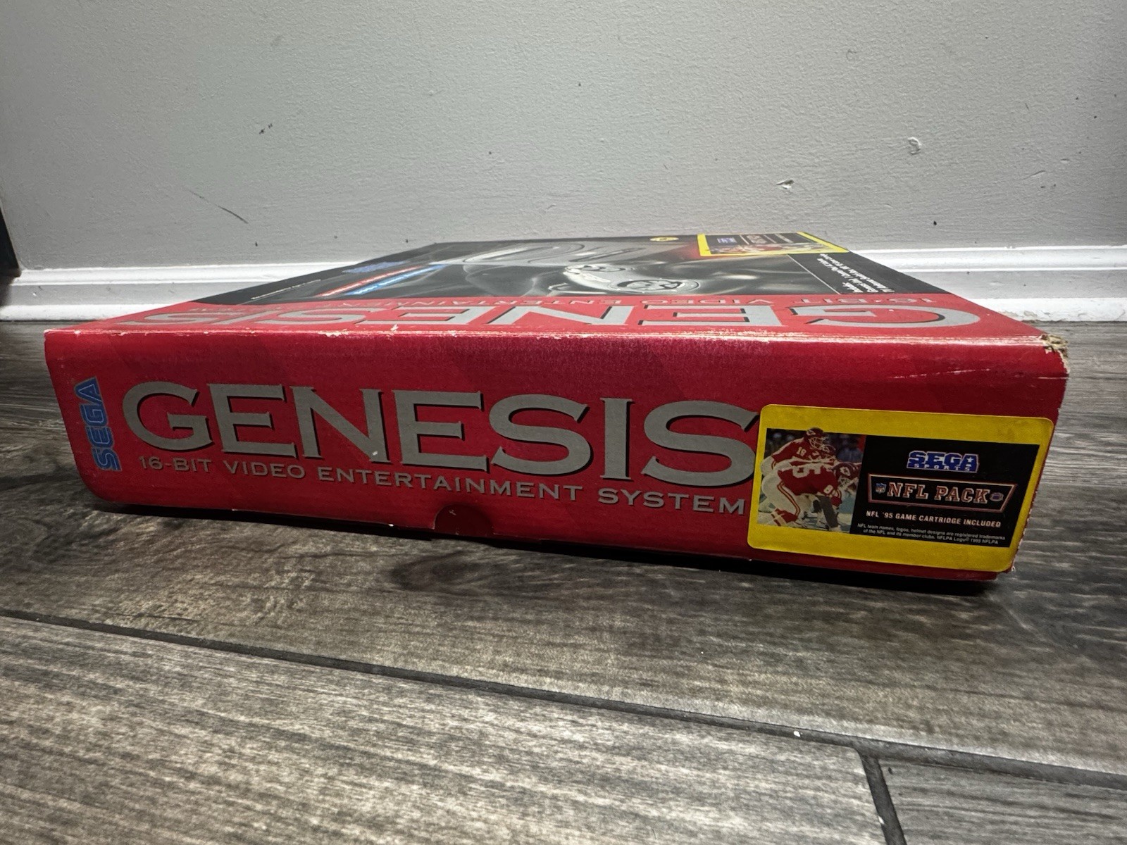 Sega Genesis Sports System – Complete CIB NFL Football 95 Console Lot