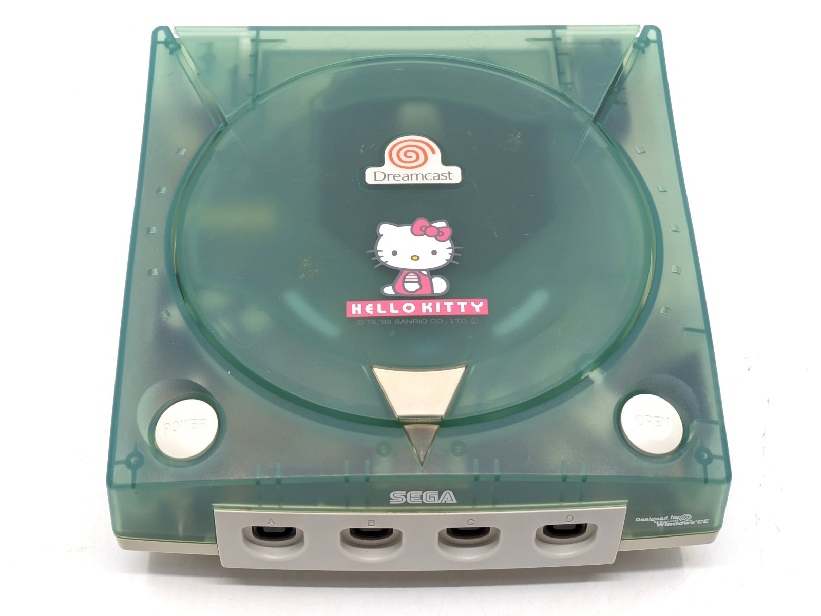 SEGA Dreamcast Hello Kitty Blue Console HKT-3000 Sanrio Limited Edition Tested