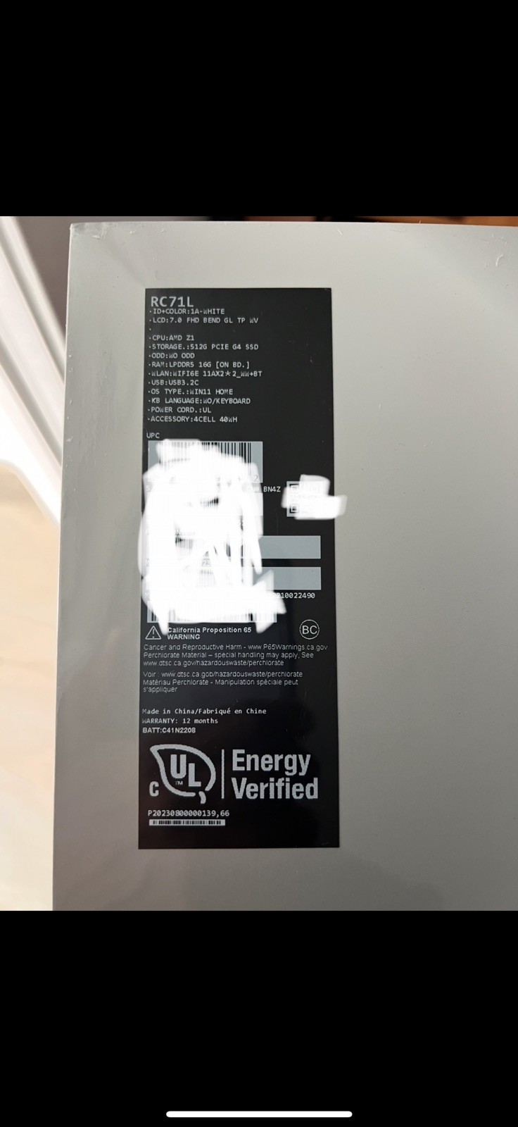 ASUS ROG Ally 7″ 120Hz FHD 1080p +1 MonthXBOX Game PASSUltimate 512GB – BrandNew