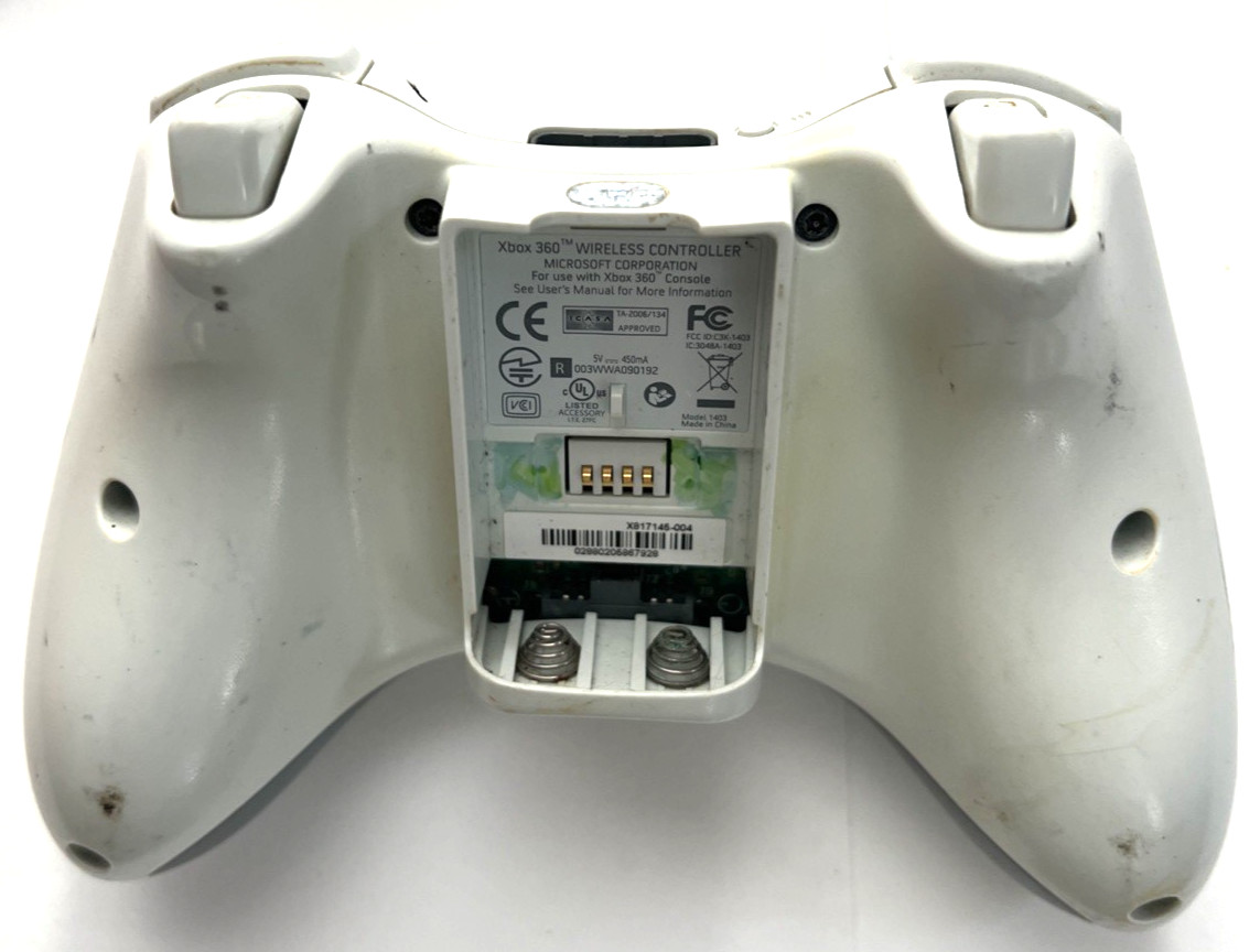 Microsoft Xbox 360 White Console Bundle – Controller, Power & HDMI – Tested