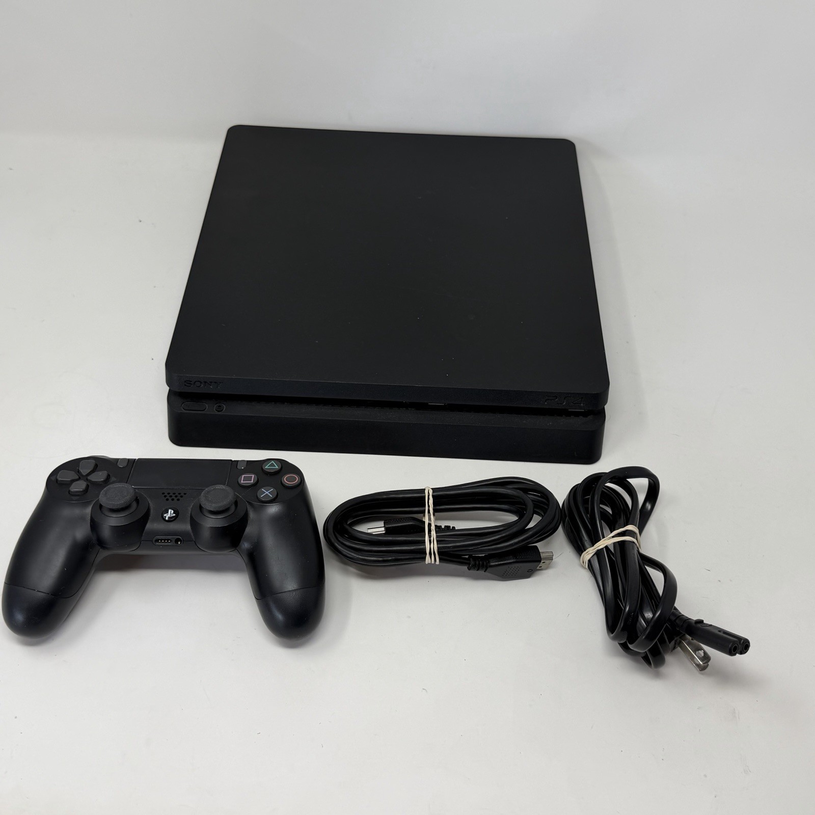 Sony PlayStation 4 PS4 Slim 500GB Console Bundle CUH-2015A Tested Working