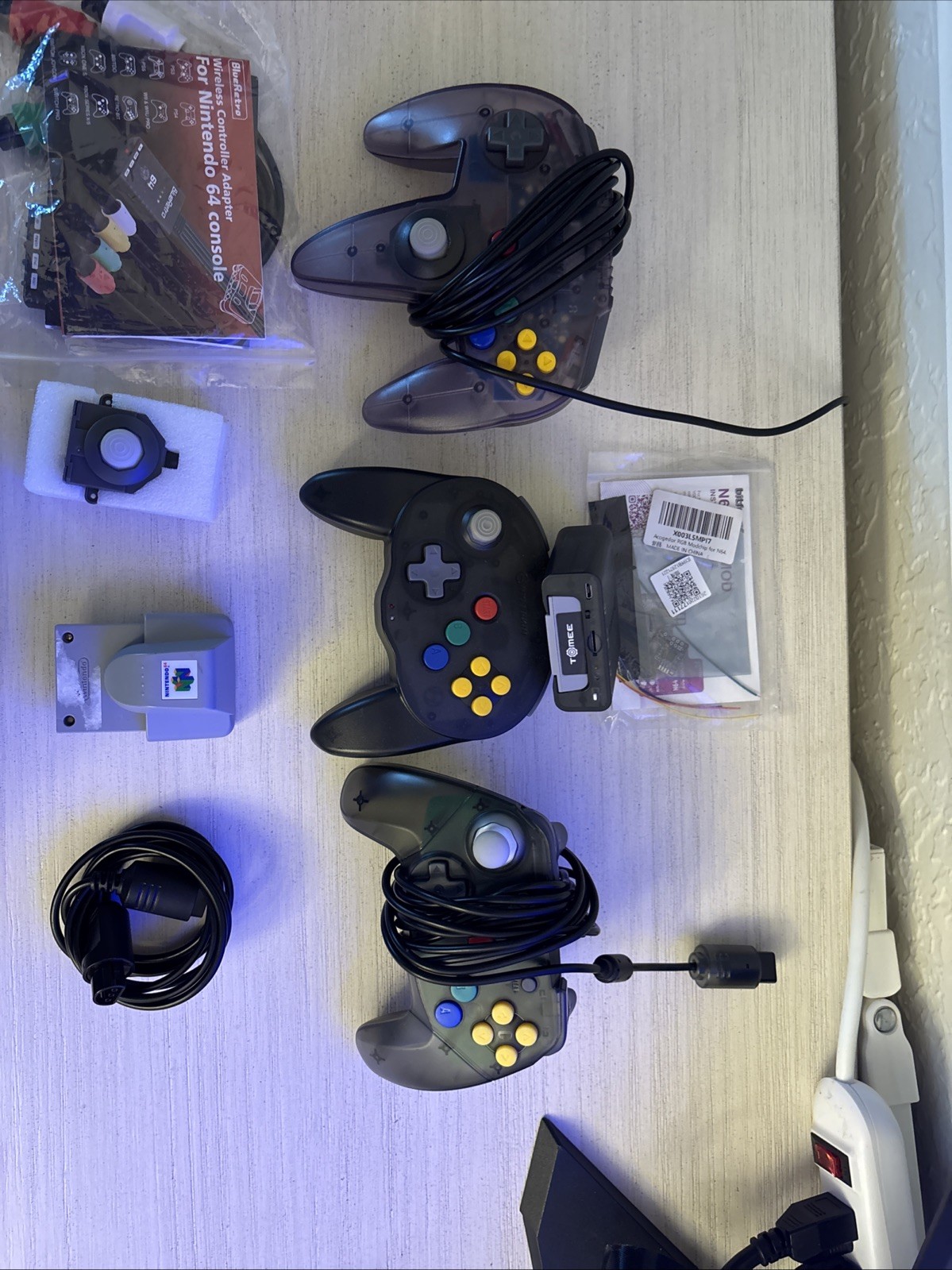 Nintendo 64 Black Console (NTSC-J) Bundle with controllers, games, RGB kit, more