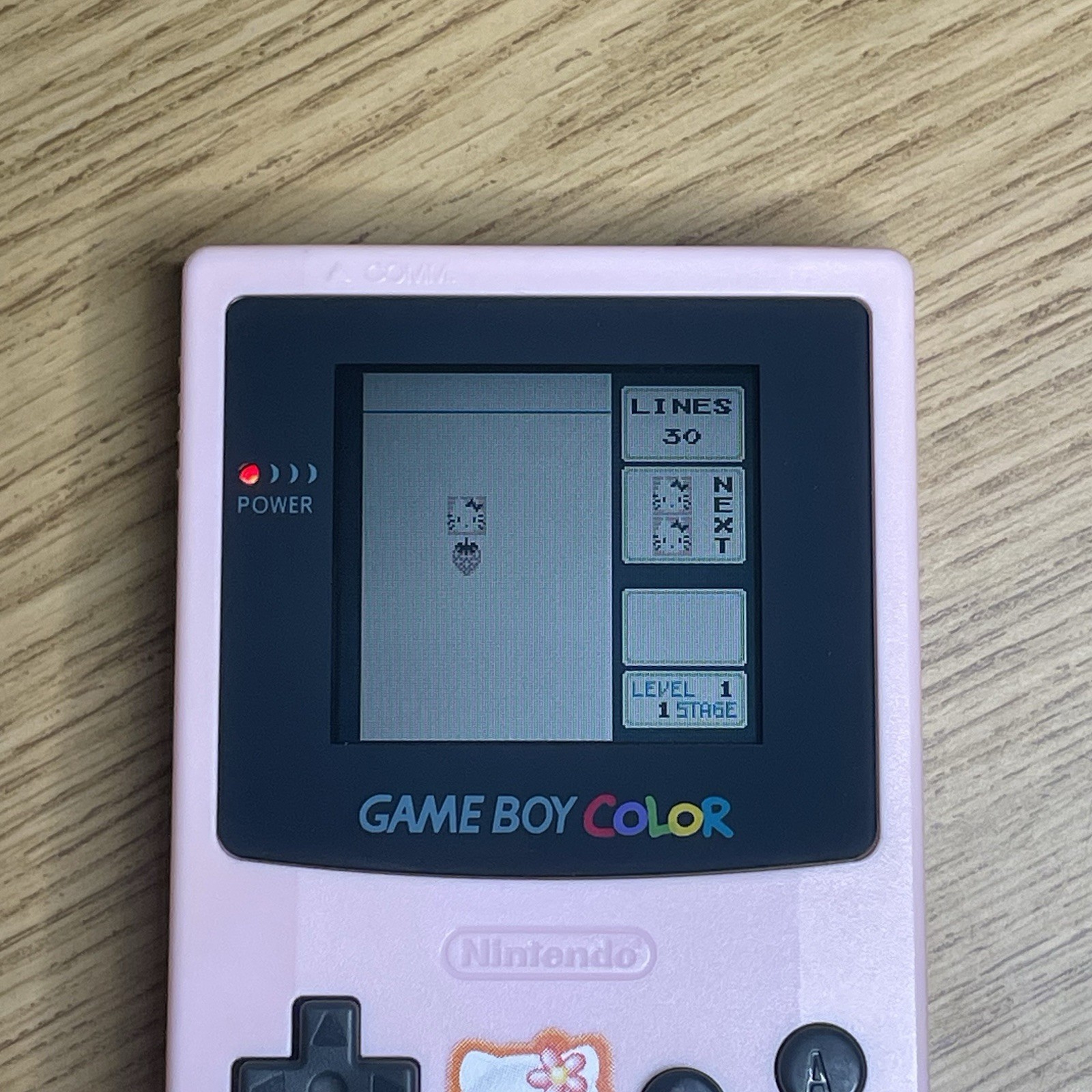 Nintendo GameBoy Color Hello Kitty Sanrio Pink Handheld Console CGB-001 Tested