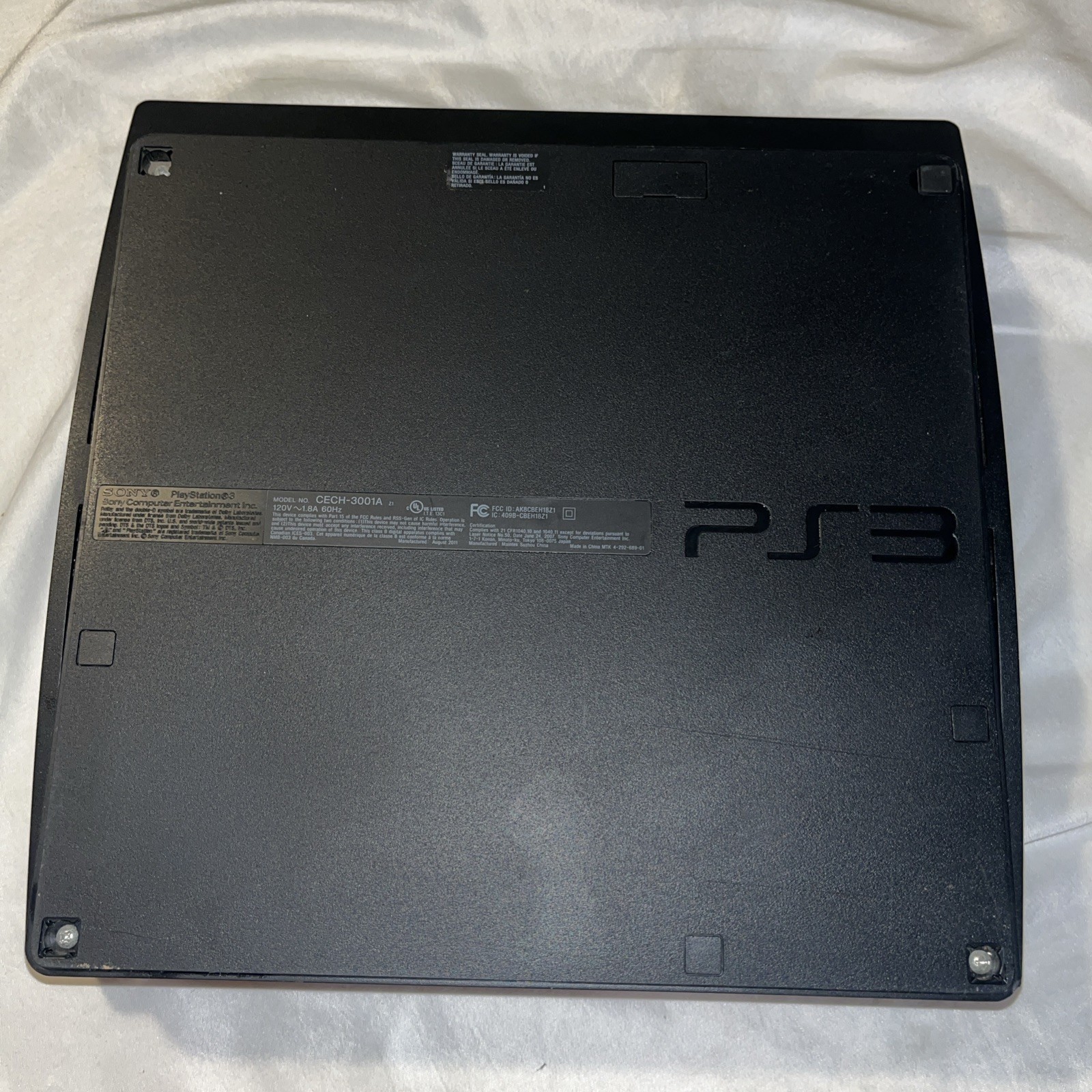 Sony PlayStation 3 PS3 Slim Console 160GB Lot: Wires Tested Working