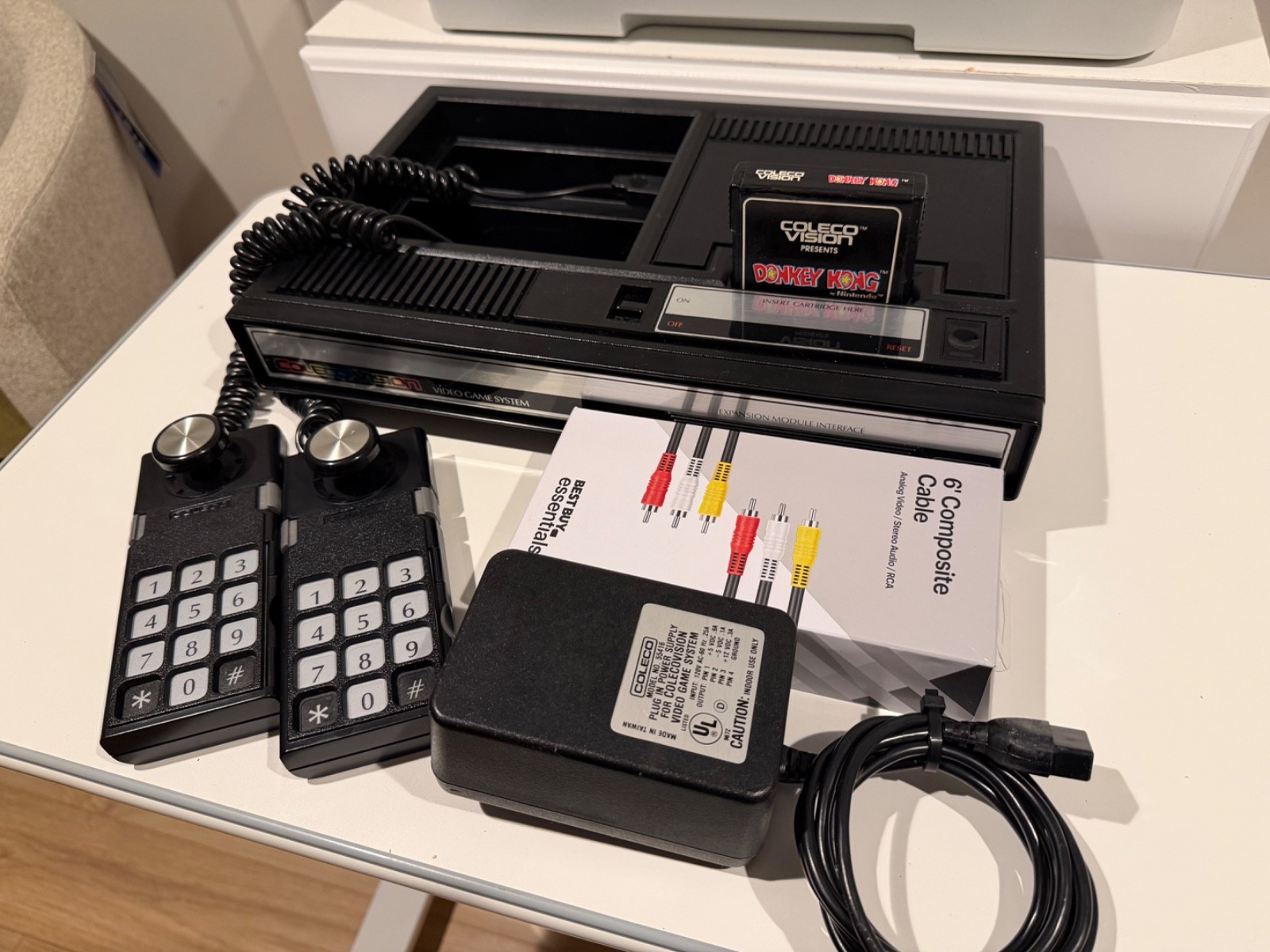 (Restored) Colecovision Coleco Console (caps, switch, RCA composite MOD, DK)#21