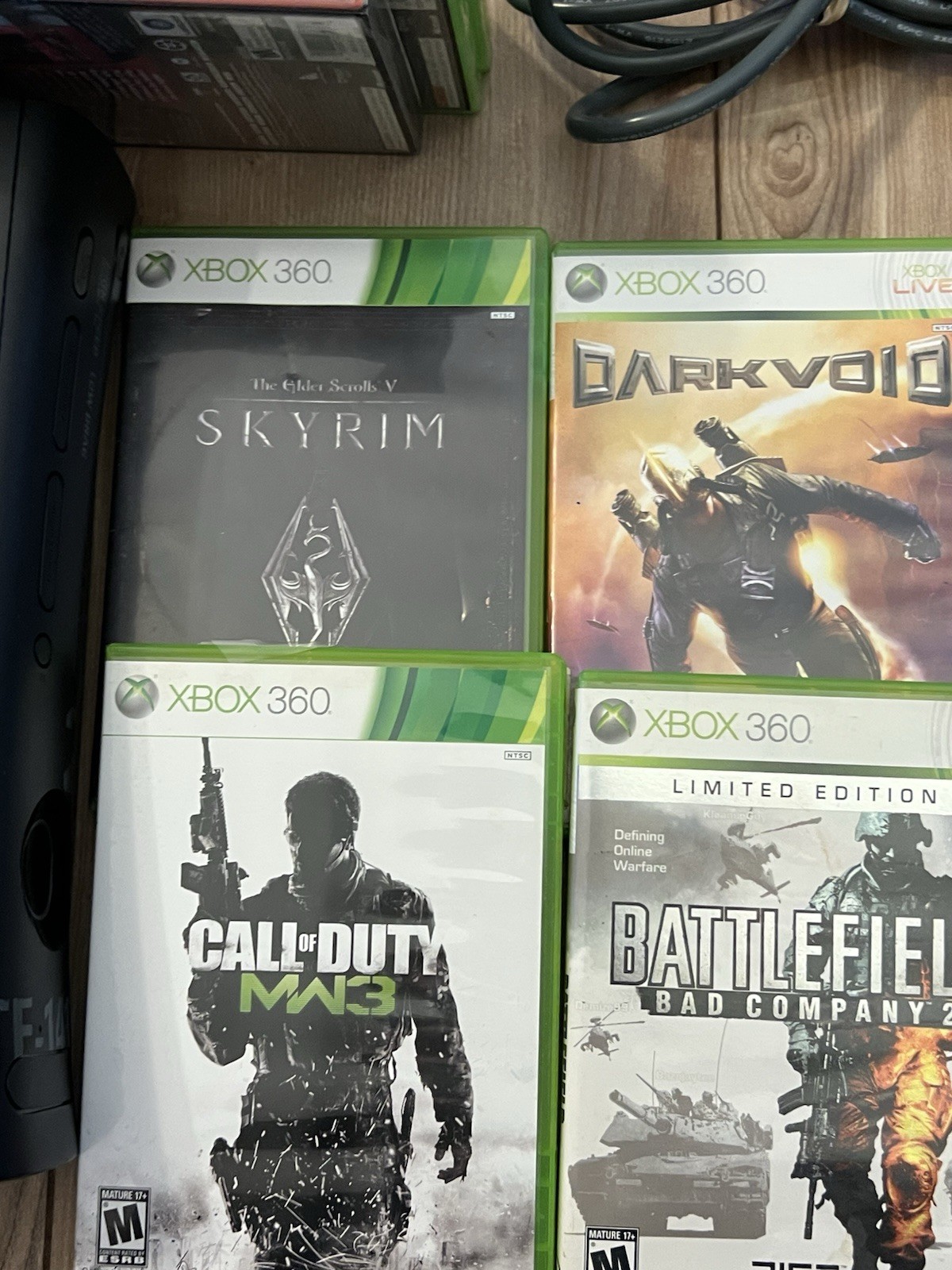 Microsoft Xbox 360 Joint Task Force Edition 250GB Console Bundle 15 Games Tested