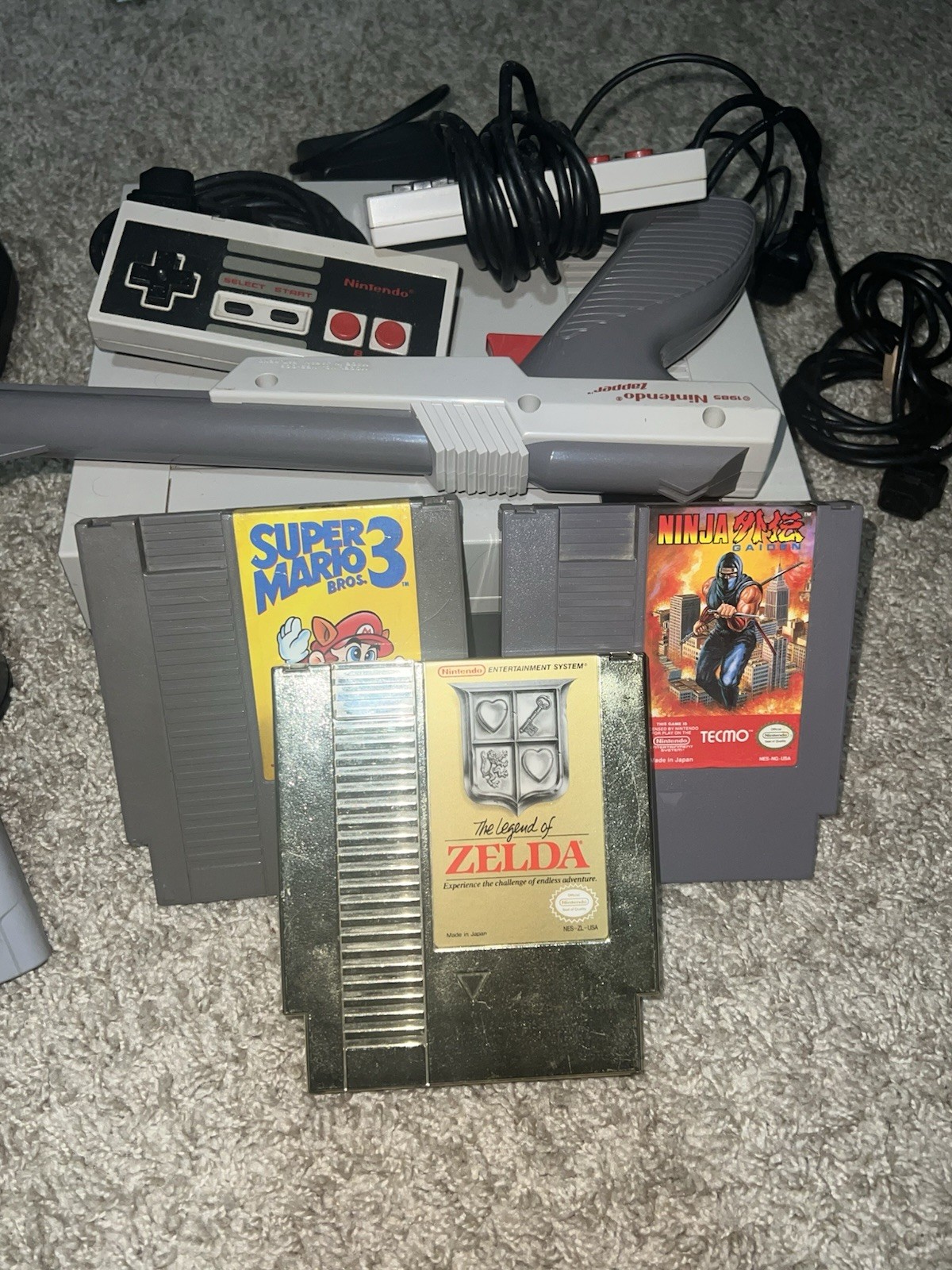 TESTED* RETRO NINTENDO Bundle with Accessories Controllers Games Etc See Pics