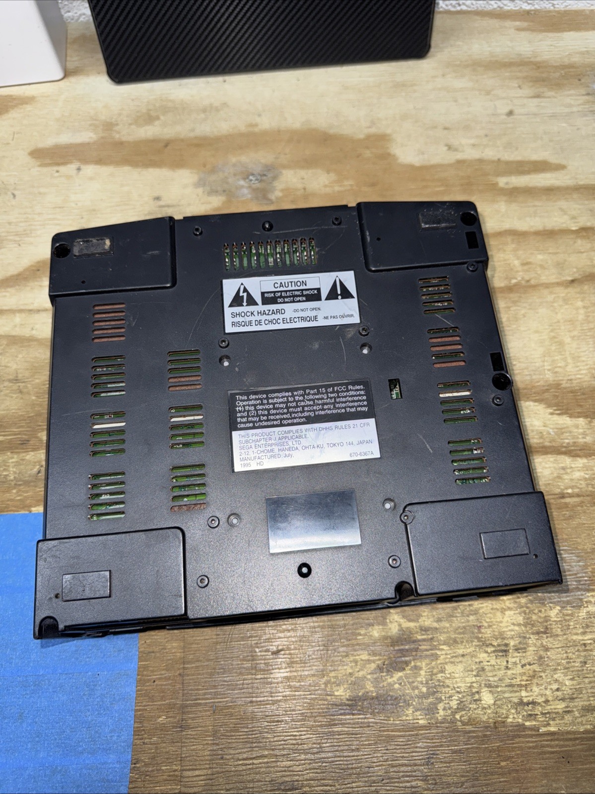 Sega Saturn (MK-80000, 1996) Console Only For Parts – UNTESTED