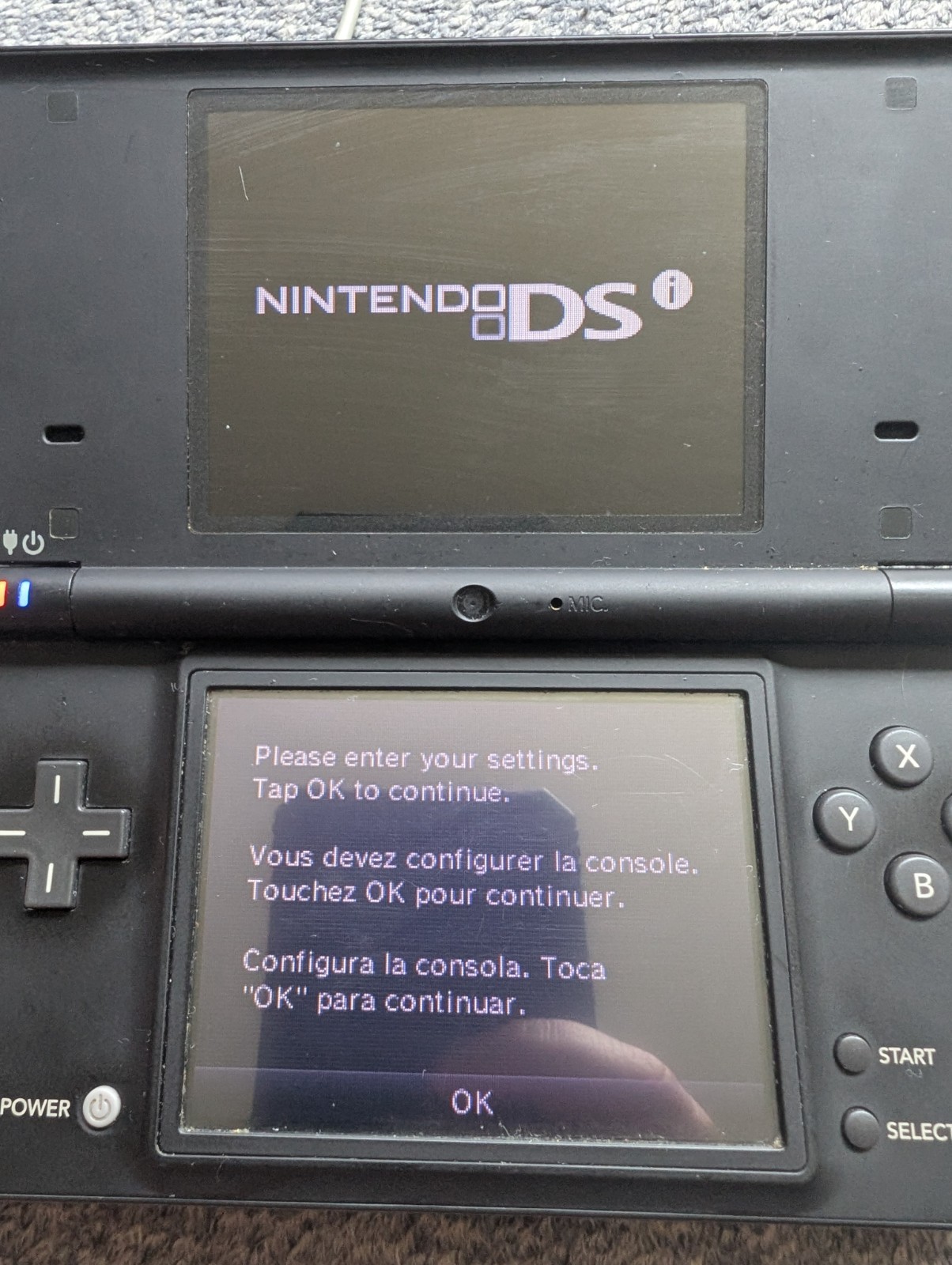 Nintendo DSi Handheld Console OEM Charger TWL-001 Black W/ 6 Games Tested Read!
