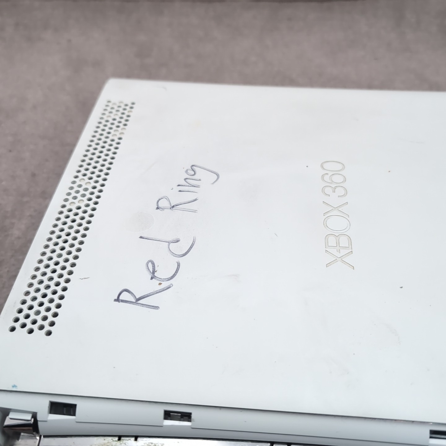 Microsoft Xbox 360 Game Console Hdmi for Parts/Repair Red Ring