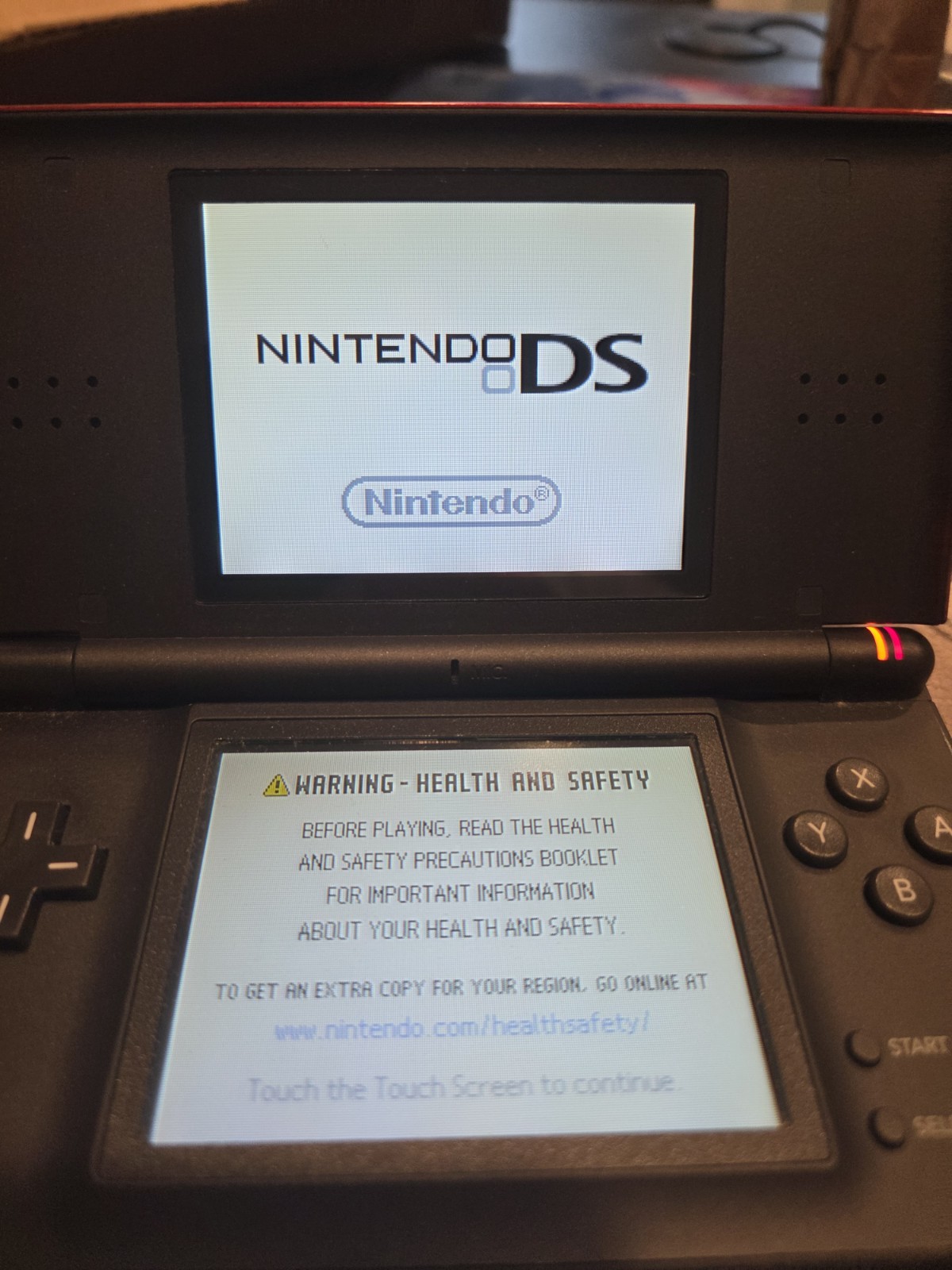 Nintendo DS Lite USG-001(JPN) Red Handheld Console w/ Stylus Only