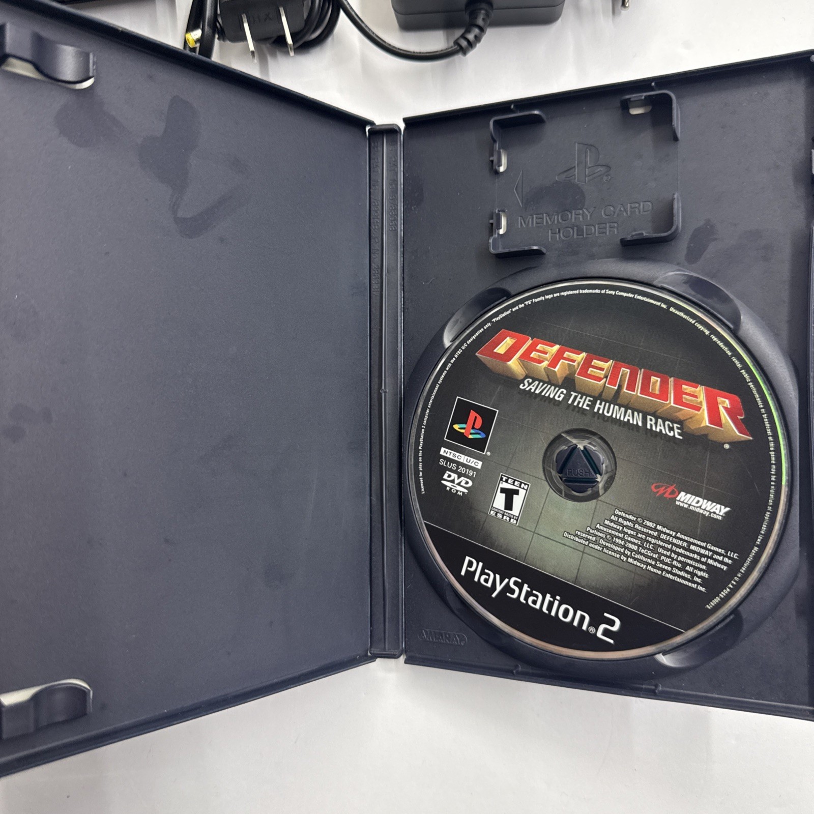 Ps2 – Sony PlayStation 2 Slim Console – Black W/ Game & Controller Tested #2944