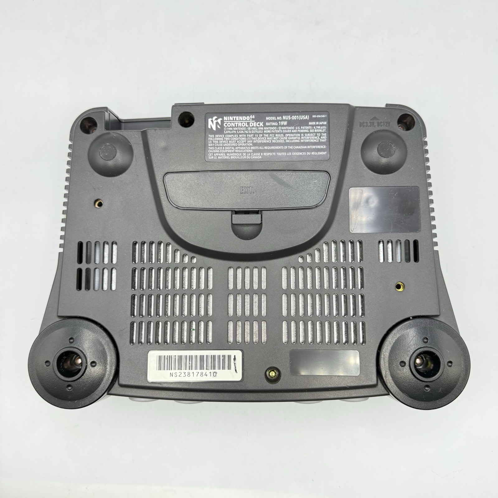 Nintendo N64 Console NUS-001 Bundle w/Expansion Pak Rumble Pak Tested