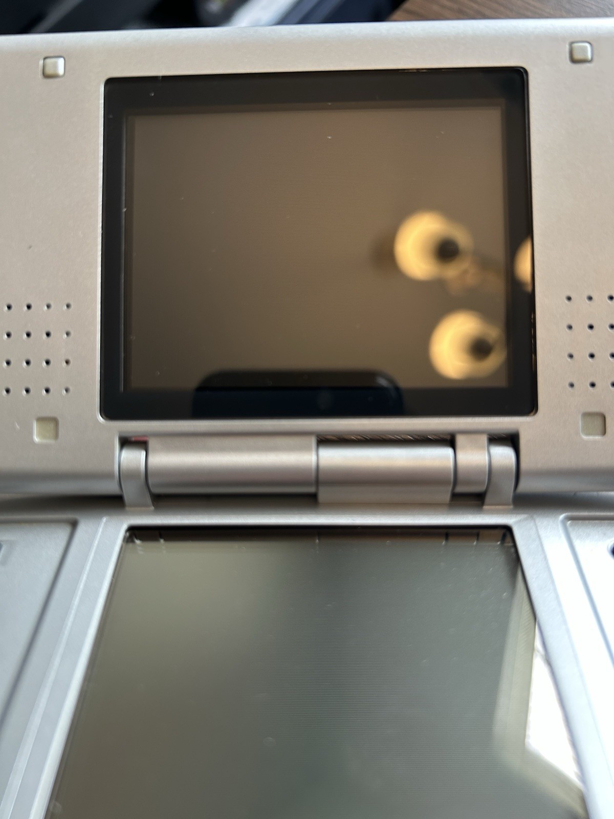 Nintendo DS NTR-001 Silver Handheld Console NTSC-J Japan Touchscreen