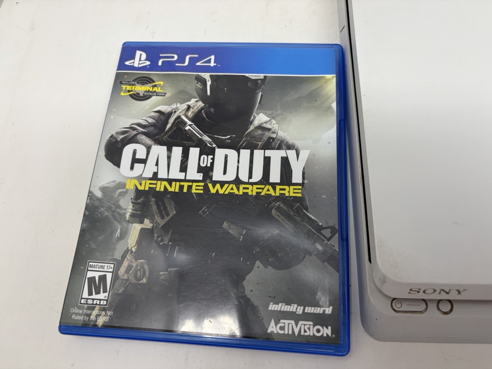 Sony PlayStation 4 Slim 500GB White Console Call of Duty Infinite Warfare Bundle