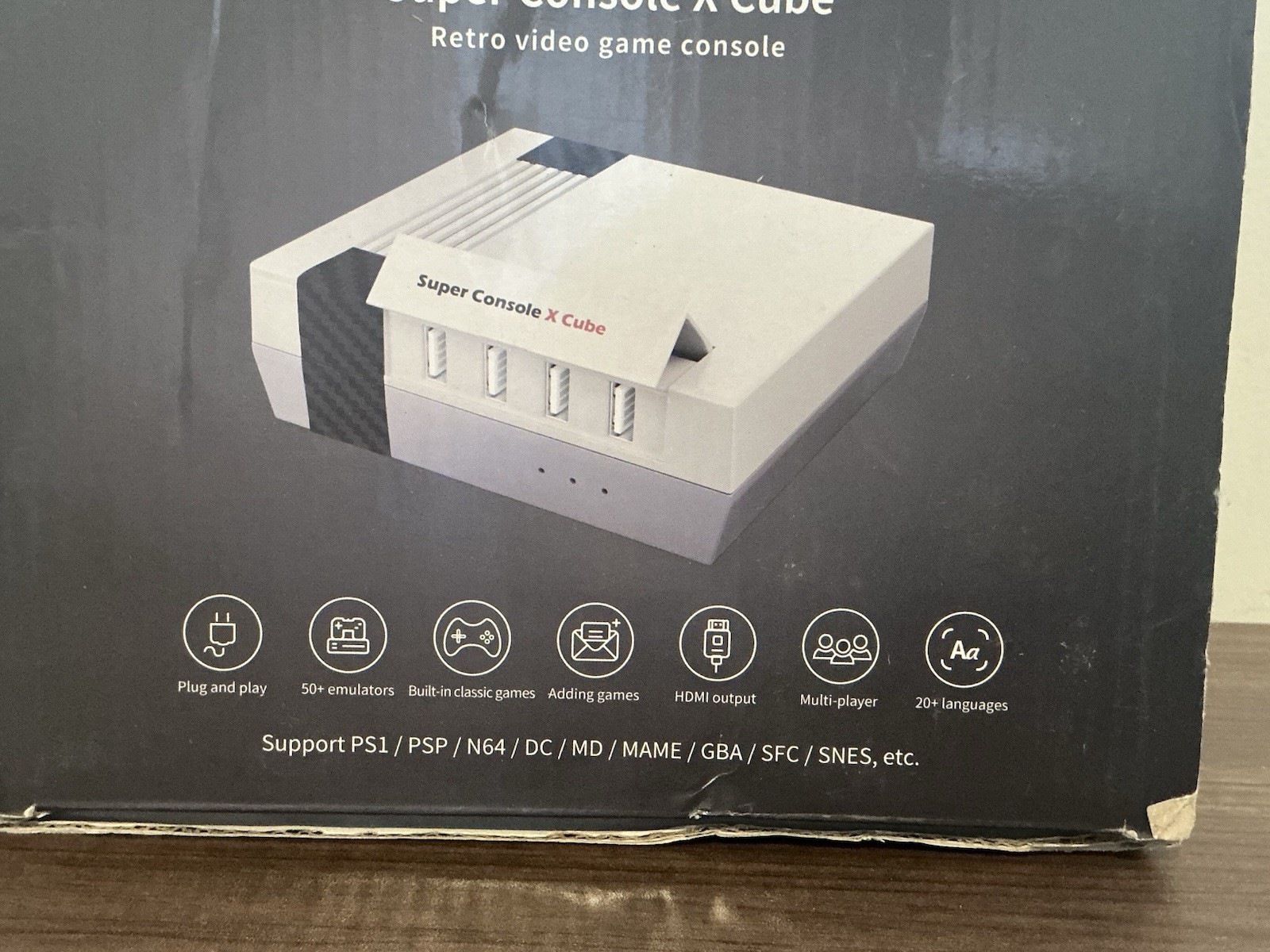 KinHank Super Console X Cube Retro Console 256GB 720p HDMI Wi-Fi NTSC-U/C