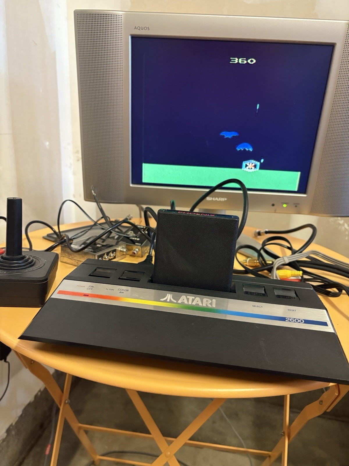 GORGEOUS Atari 2600 Rainbow Console 1987 Retro Gaming Atari Jr. IN BOX WORKING