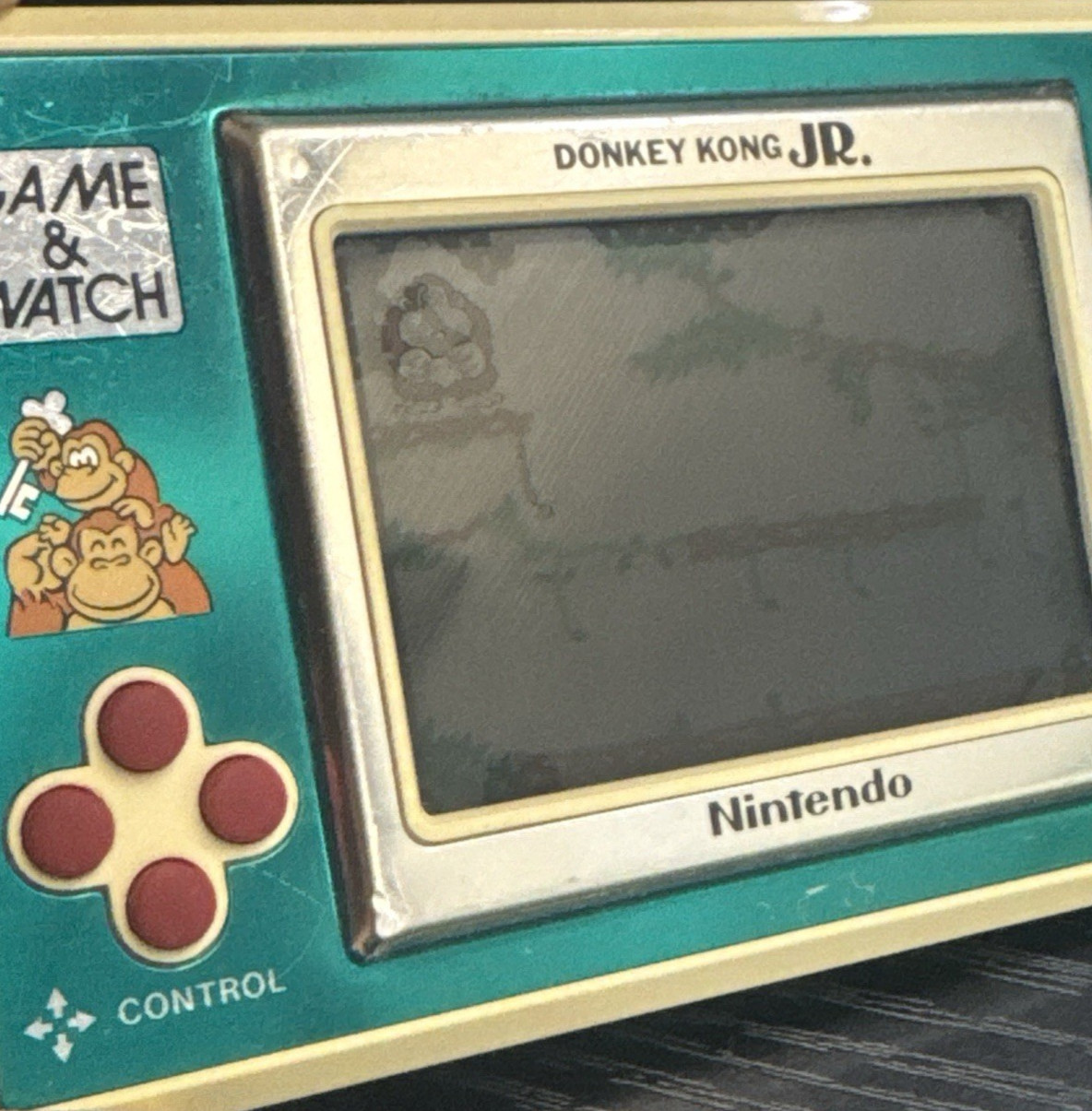 1982 Nintendo Game & Watch Donkey Kong JR Model No. DJ-101 Hard to see screen