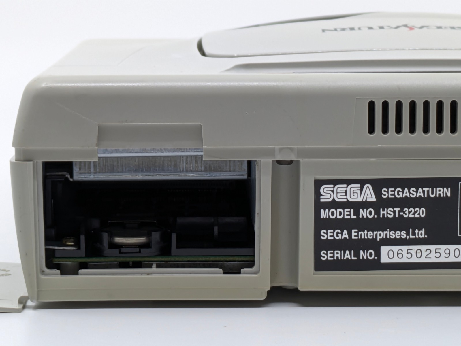 Sega Saturn White HST-3220 NTSC-J Japan Tested w/ SEGA RALLY
