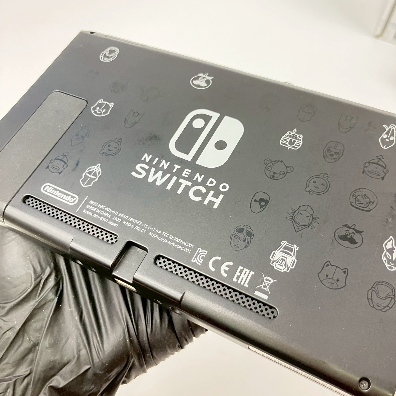 Nintendo Switch HAC-001(-01) Console Fortnite Wildcat Edition A Rank No Code 631