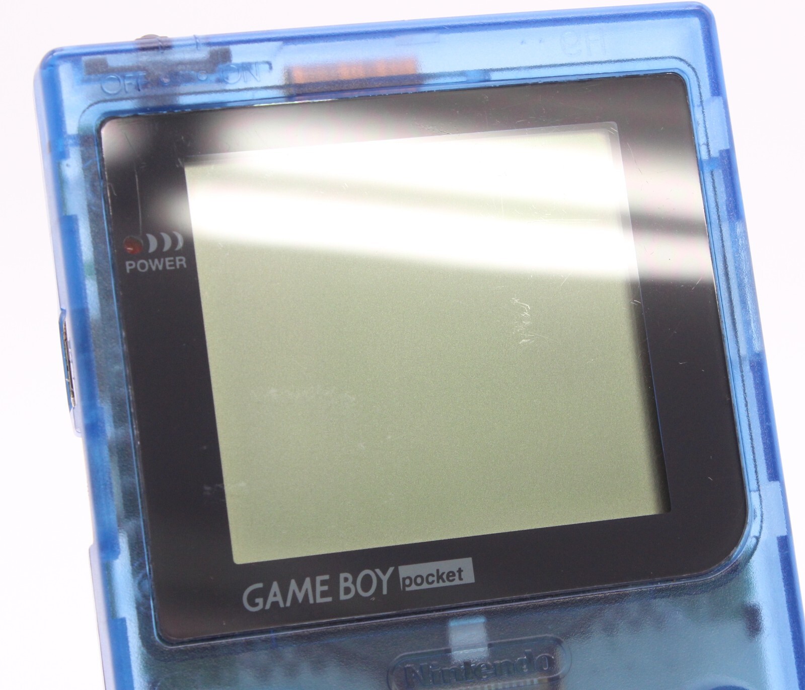 Nintendo Gameboy Pocket Console ANA Clear Blue Limited GBP Japan Tested 80