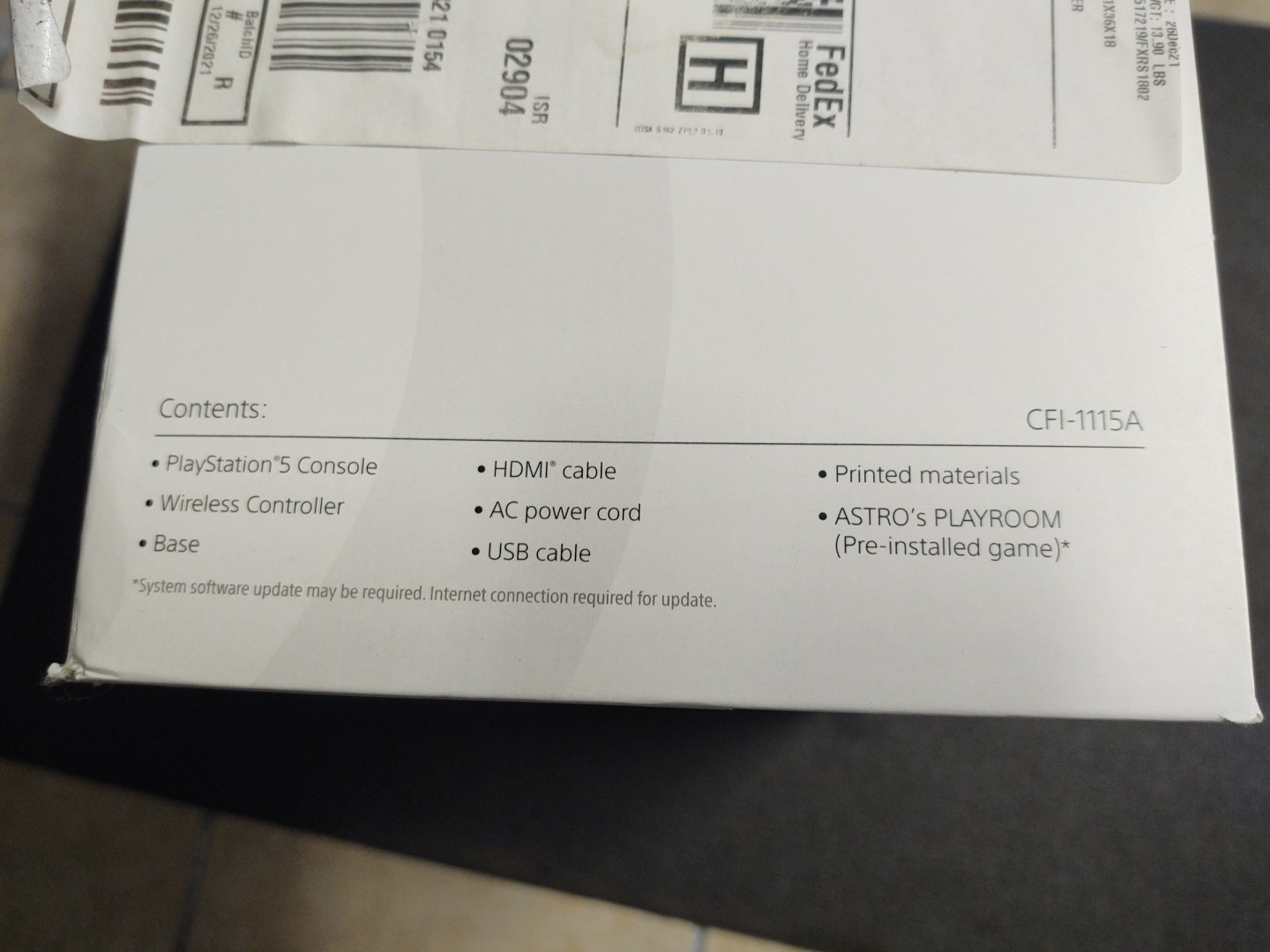Sony Playstation 5 Console Disc Edition PS5 CFI-1115A Low Firmware SEALED 2021