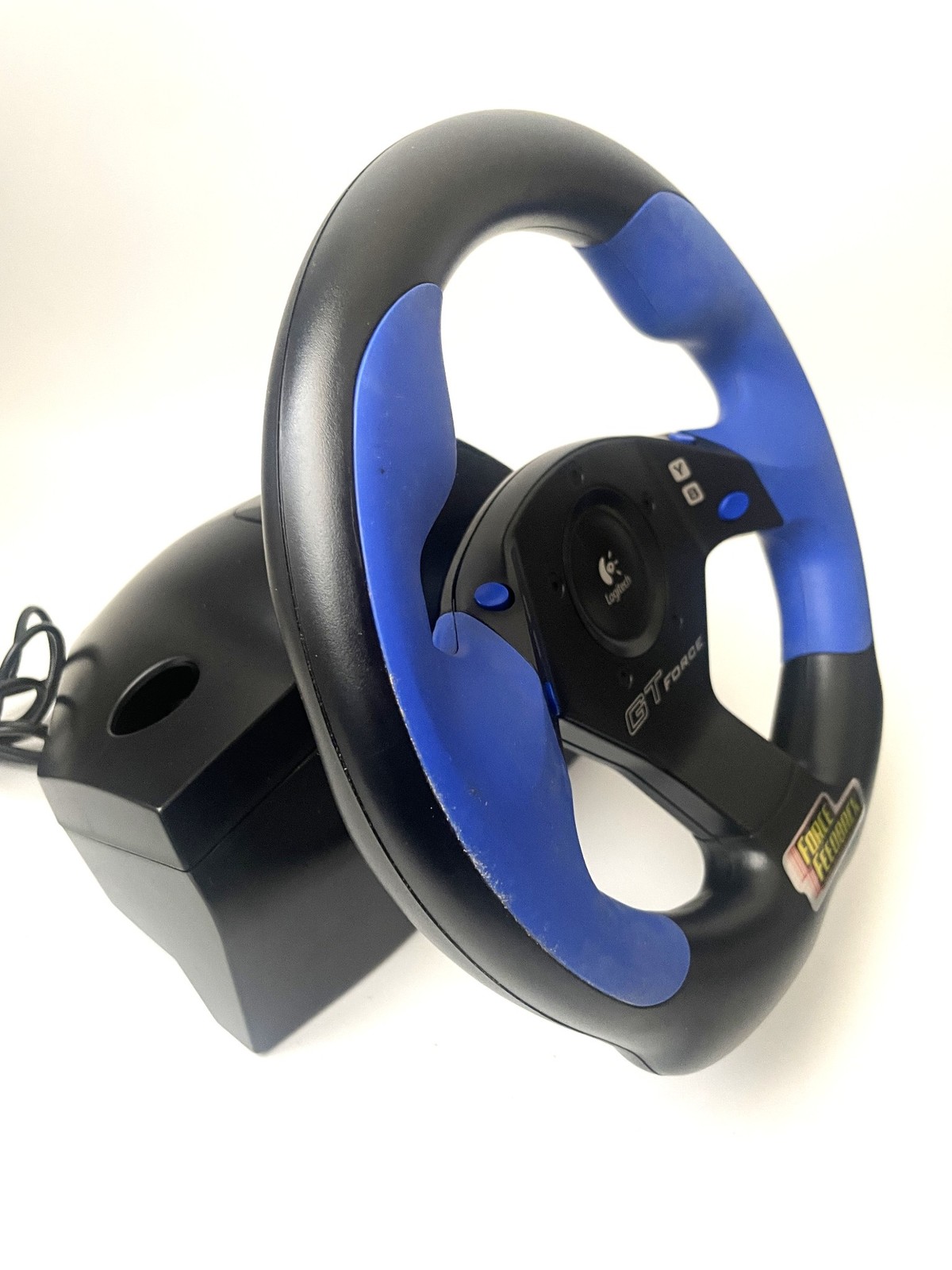 PS2 Logitech GT Force Steering Wheel Initial D Special Stage LPRC-10002 Japan