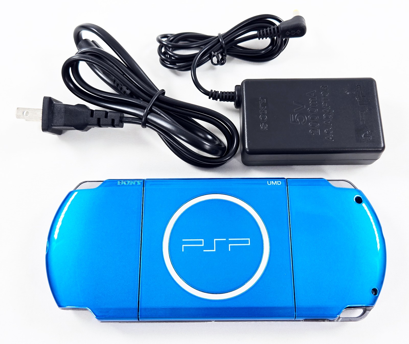 PSP 3000 VIBRANT BLUE CONSOLE Authentic Sony Japan Region Free Tested