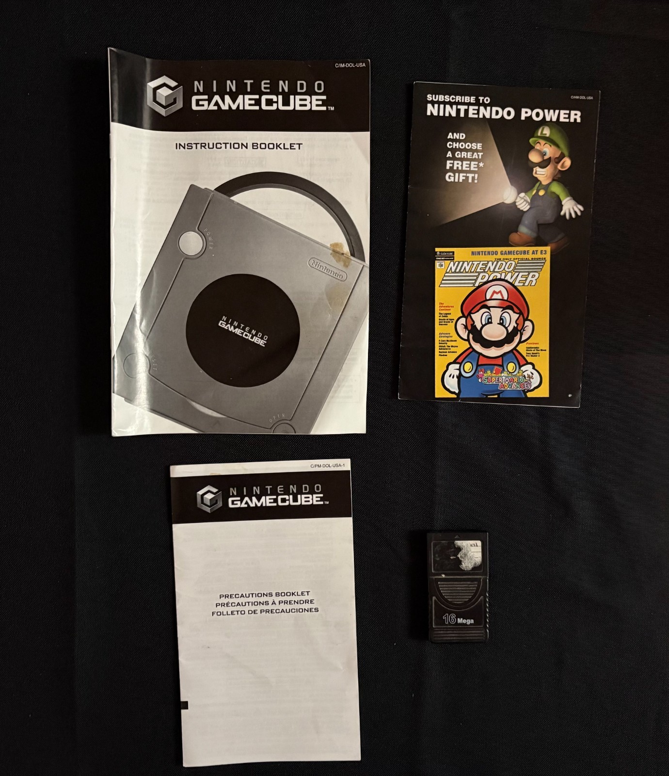 Nintendo GameCube Platinum Silver Console DOL-001 – W/Box and Accessories