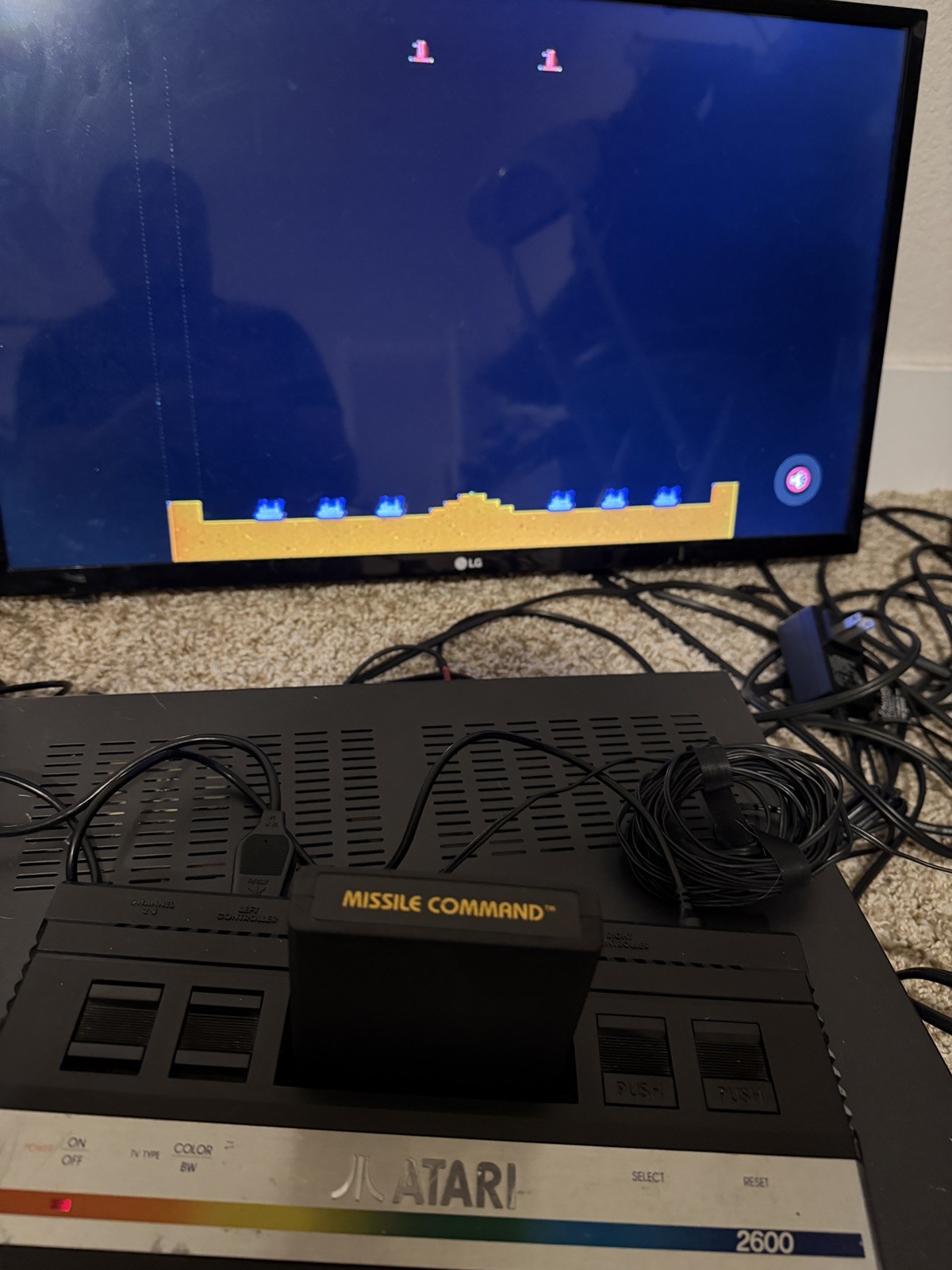 Atari 2600 Junior Console 9 Games 1 Joystick Tested