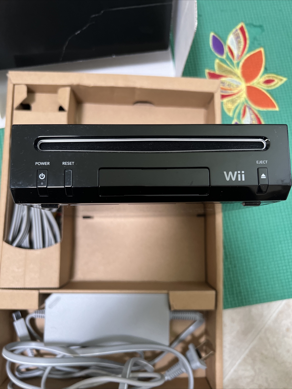 Nintendo Wii Family Console Black with Wii Sports and Wii Sport Resort