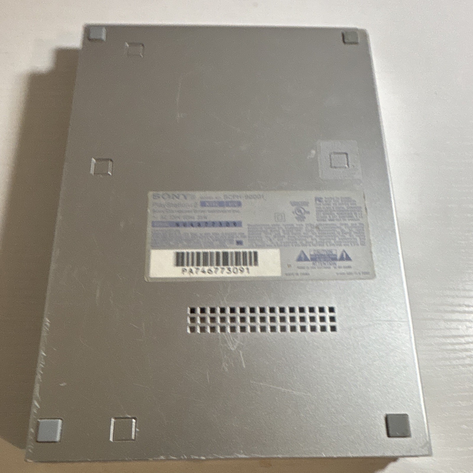 PARTS ONLY Sony PlayStation 2 Slim Console Silver