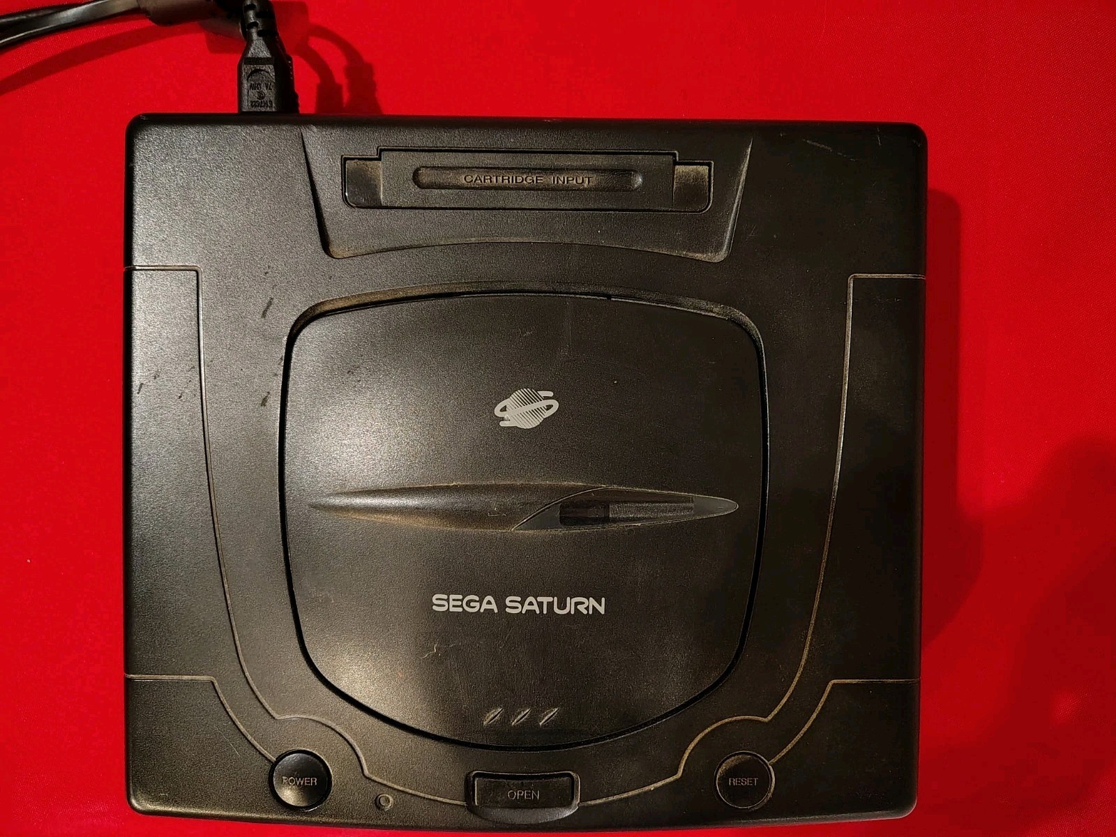Sega Saturn MK-80000A Console Controller Cables NBA Jam TE Disc Only Tested