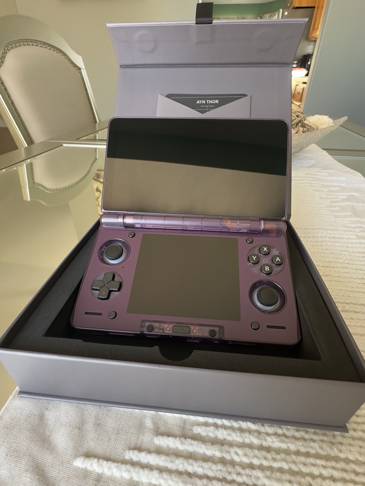 AYN Thor Pro 256GB Clear Purple Handheld Gaming Console (Batch 4) (UFS 4.0)