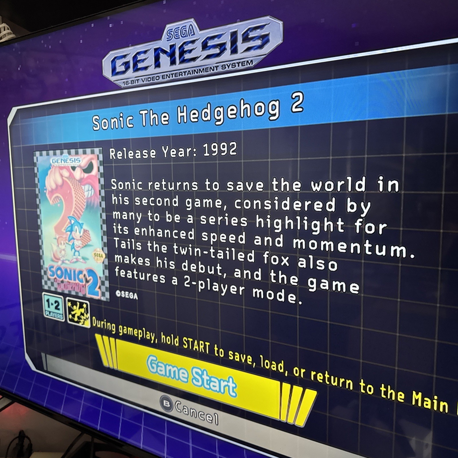 SEGA Genesis Classic Mini Console (MK-16000) Complete/Authentic/Tested/Free 🚢