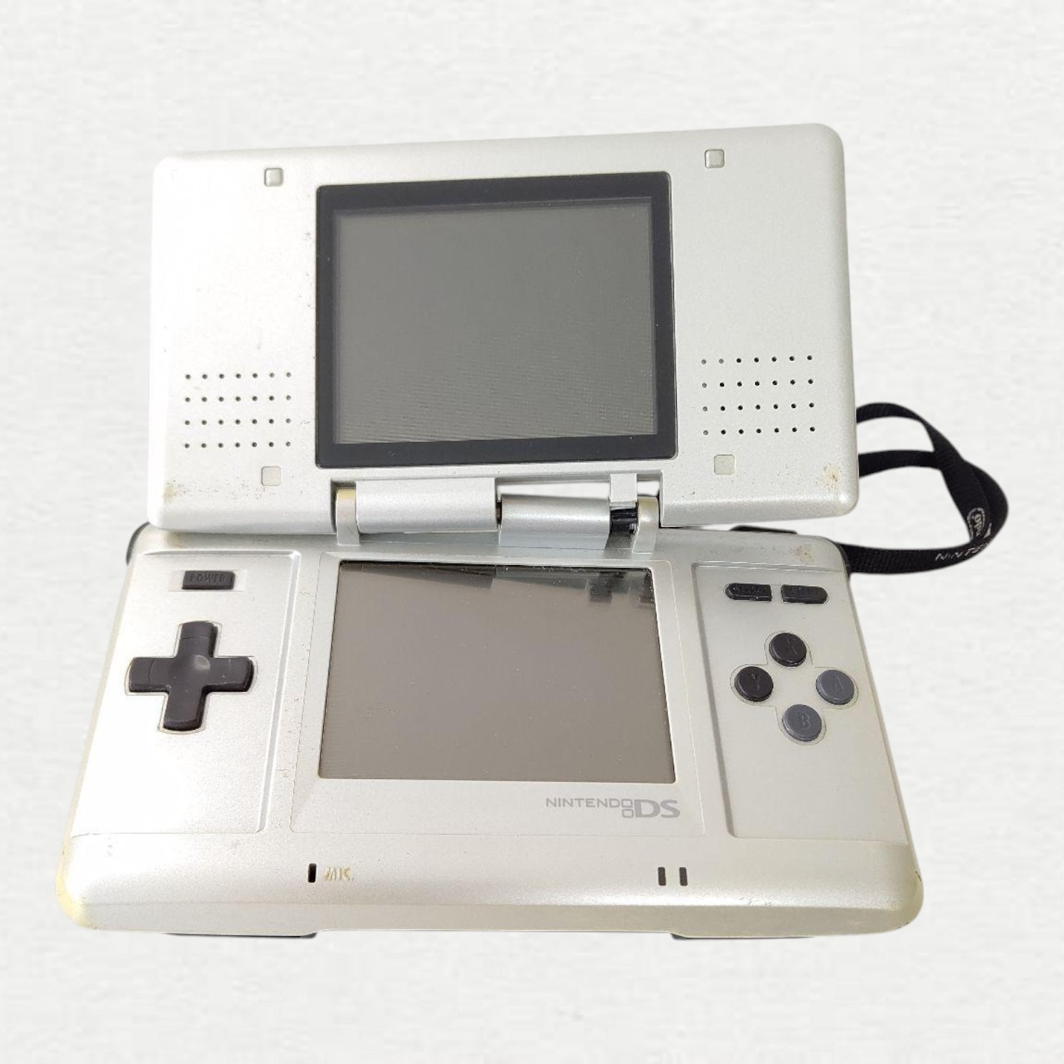 Nintendo DS Console Handheld System Wi-Fi Capability Headphone Jack Silver