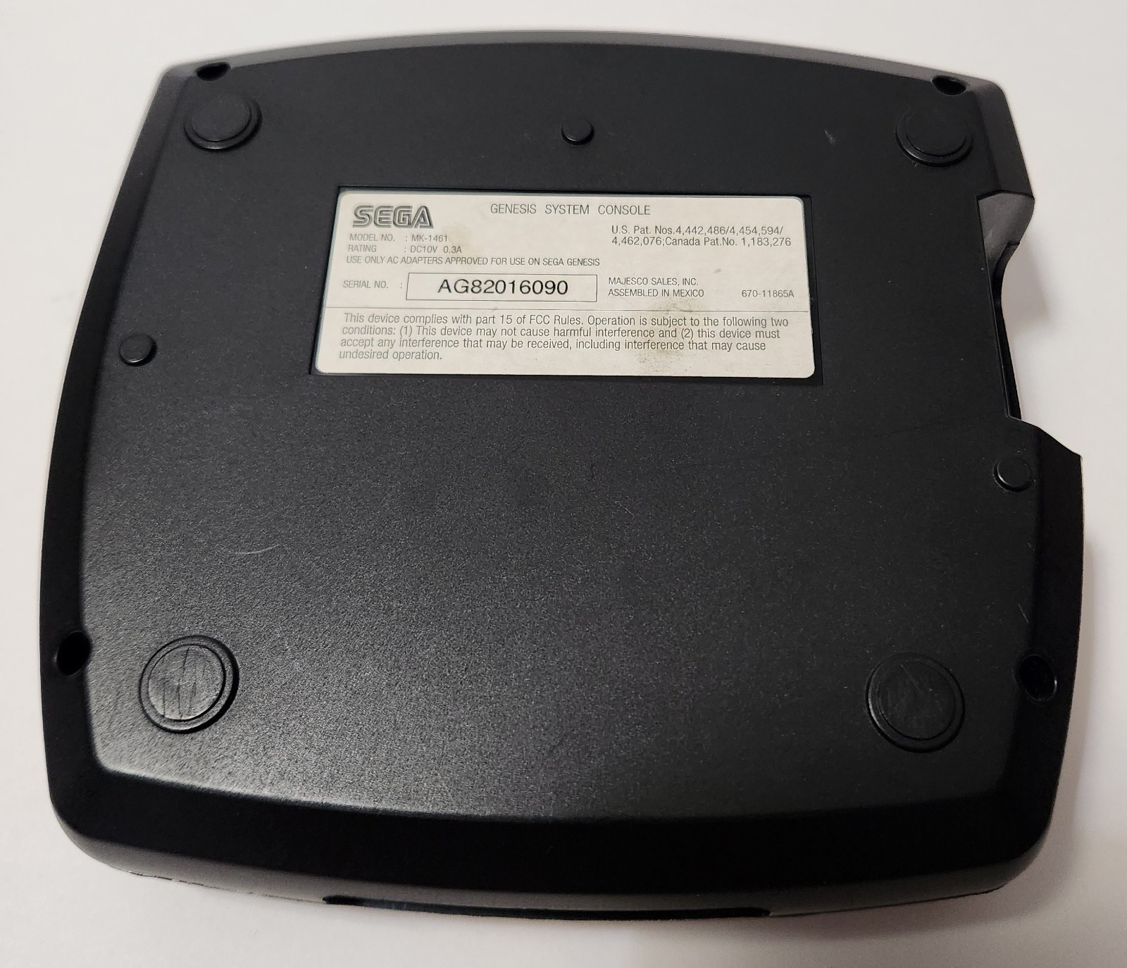 SEGA Genesis Model 3 – MK-1461 Video Game Console