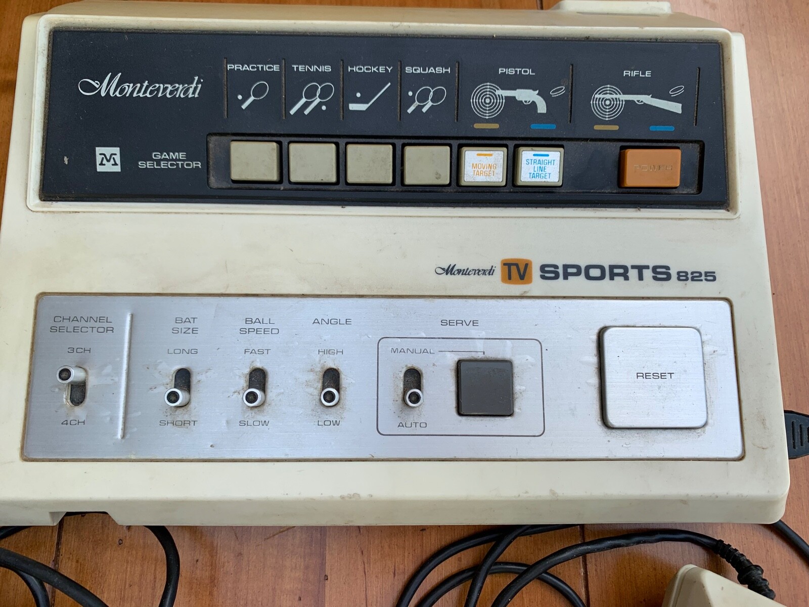 FOR REPAIR Vintage 1970s Monteverdi TV Sports 825 TV/Video Gaming System