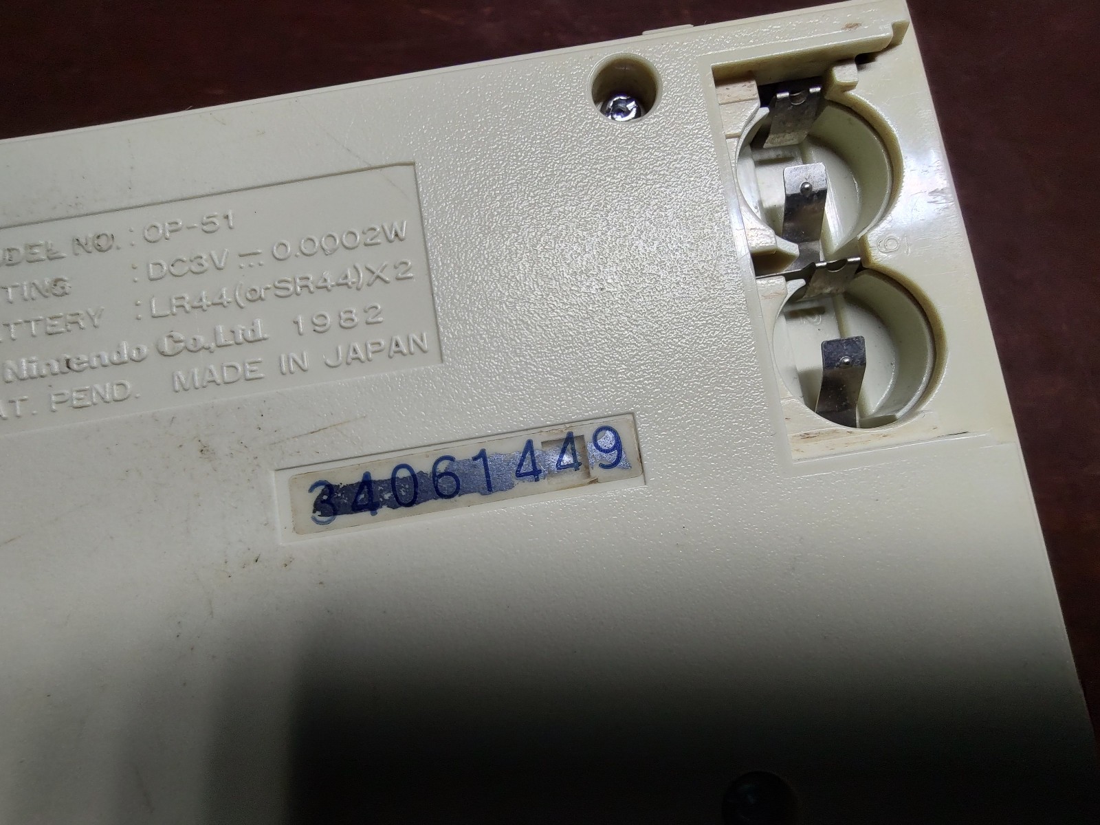 NINTENDO Oil Panic Game & Watch OEM works working OP-51 1982 Game & Watch