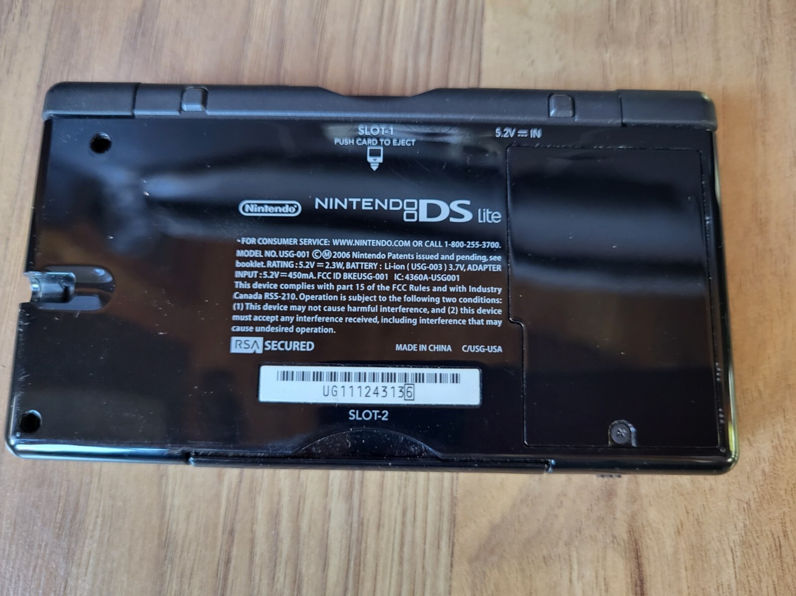 2006 Nintendo DS Console, Game & AC Adapter USG-003 – Parts