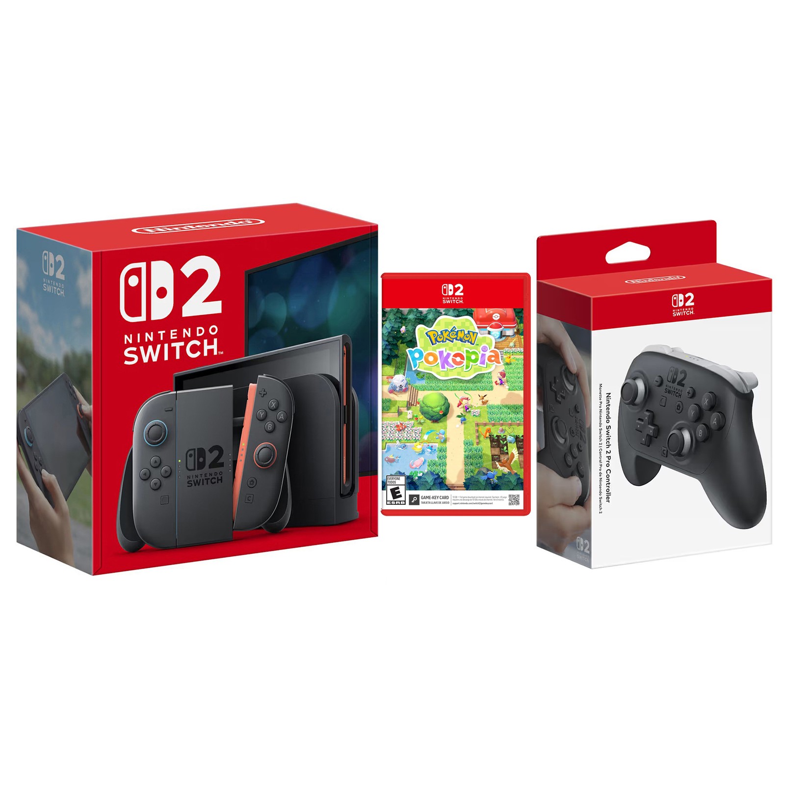 Nintendo Switch 2 Console with Pokemon Pokopia and Pro Controller Bundle